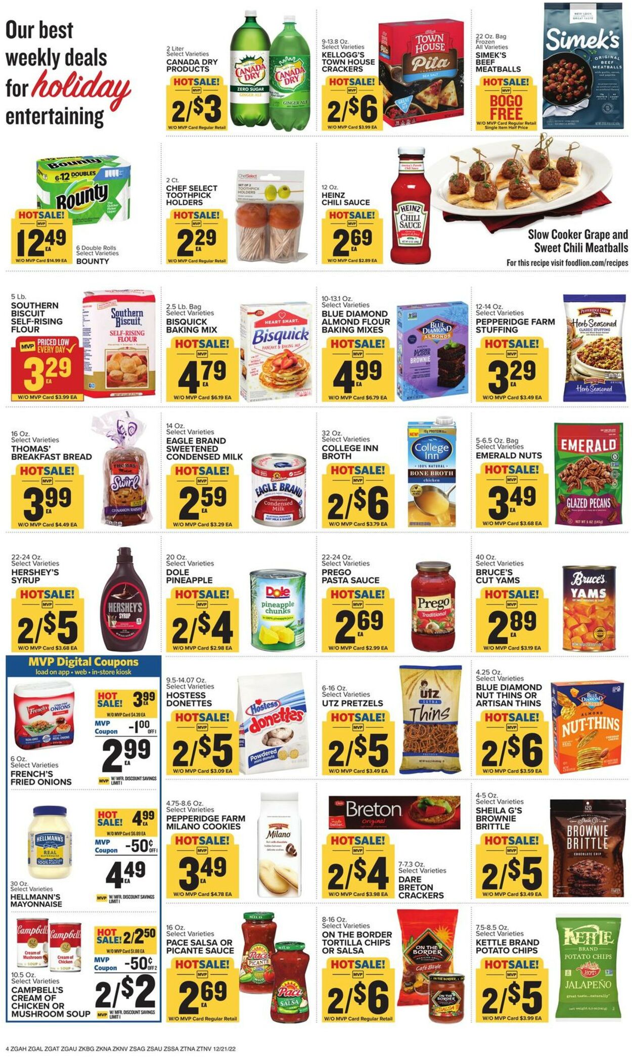 Food Lion Weekly Ad Circular - valid 12/21-12/27/2022 (Page 6)