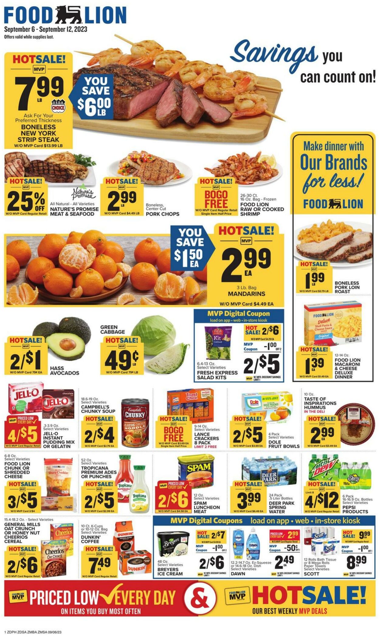 Food Lion Weekly Ad Circular - valid 09/06-09/12/2023