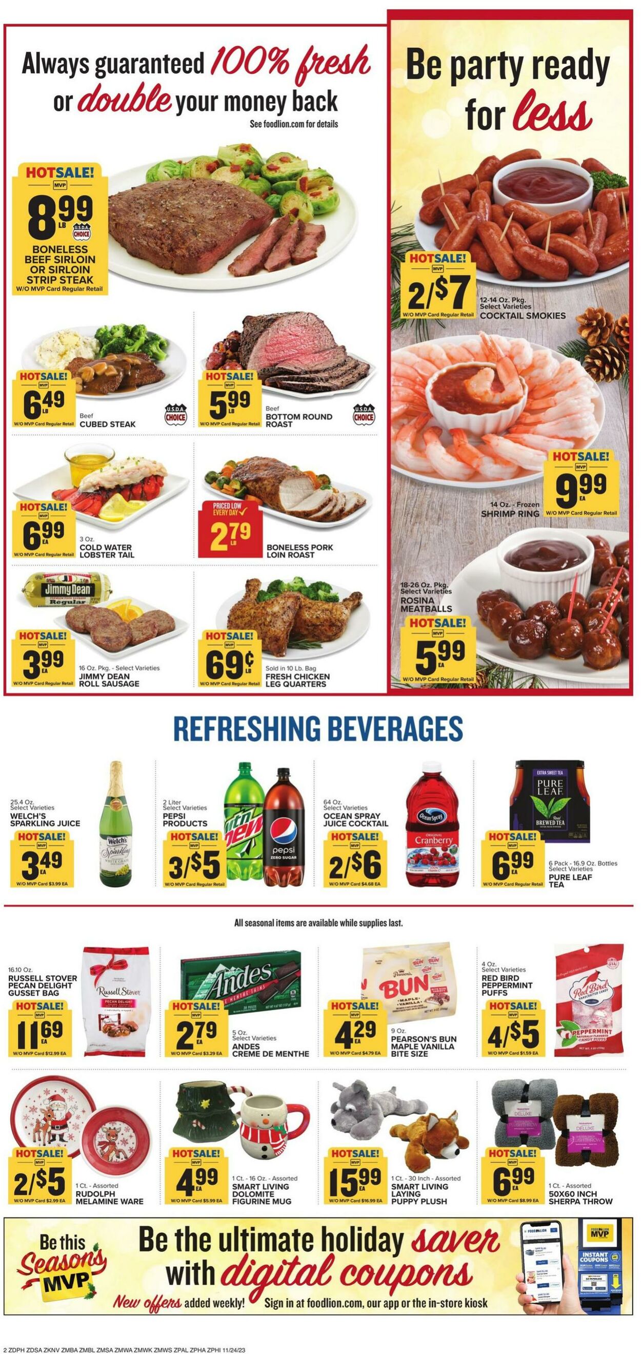 Food Lion Weekly Ad Circular - valid 11/24-11/28/2023 (Page 3)