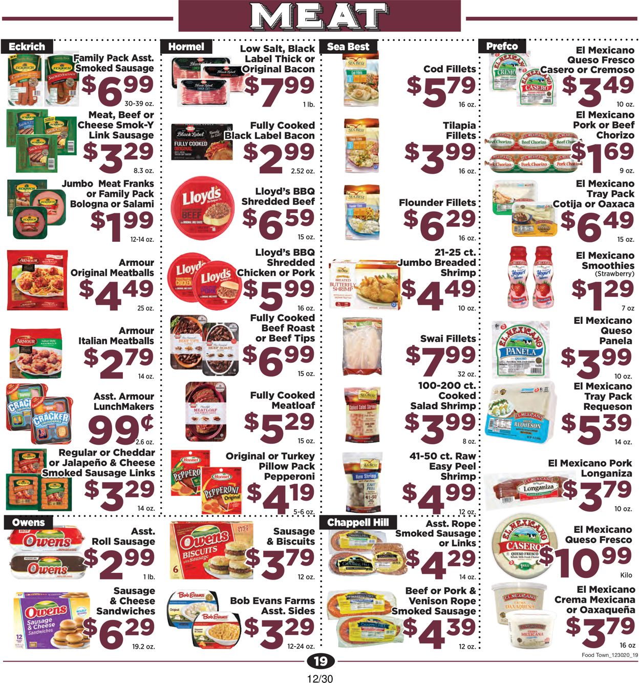 Food Town Specials & Grocery Ad Weekly Ad Circular - valid 12/30-01/05/2021 (Page 19)