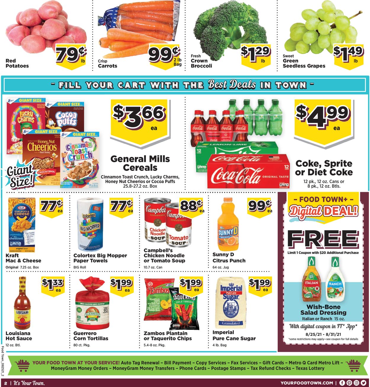 Food Town Weekly Ad Circular - valid 08/25-08/31/2020 (Page 2)