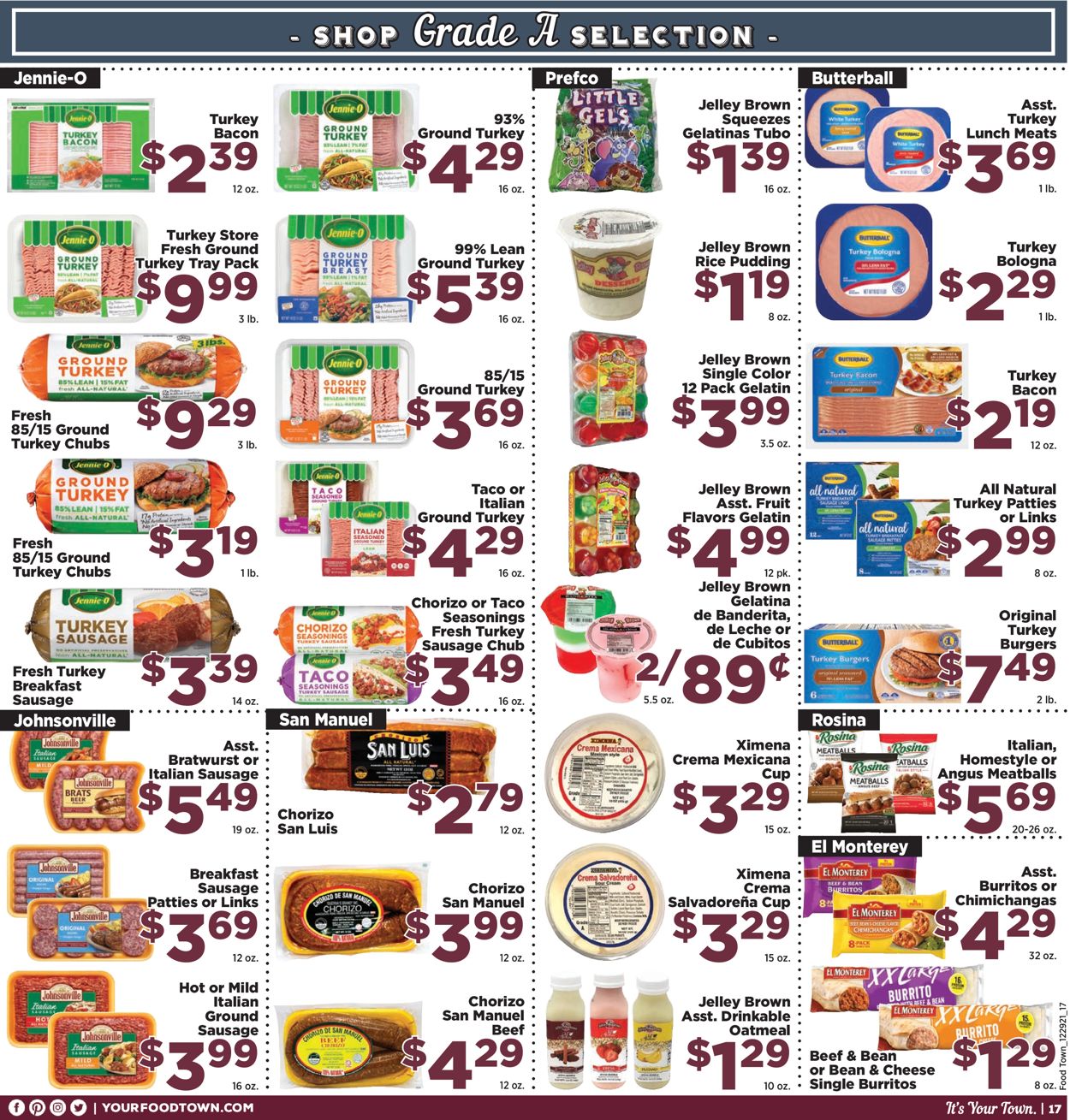 Food Town Weekly Ad Circular - valid 12/29-01/04/2022 (Page 17)