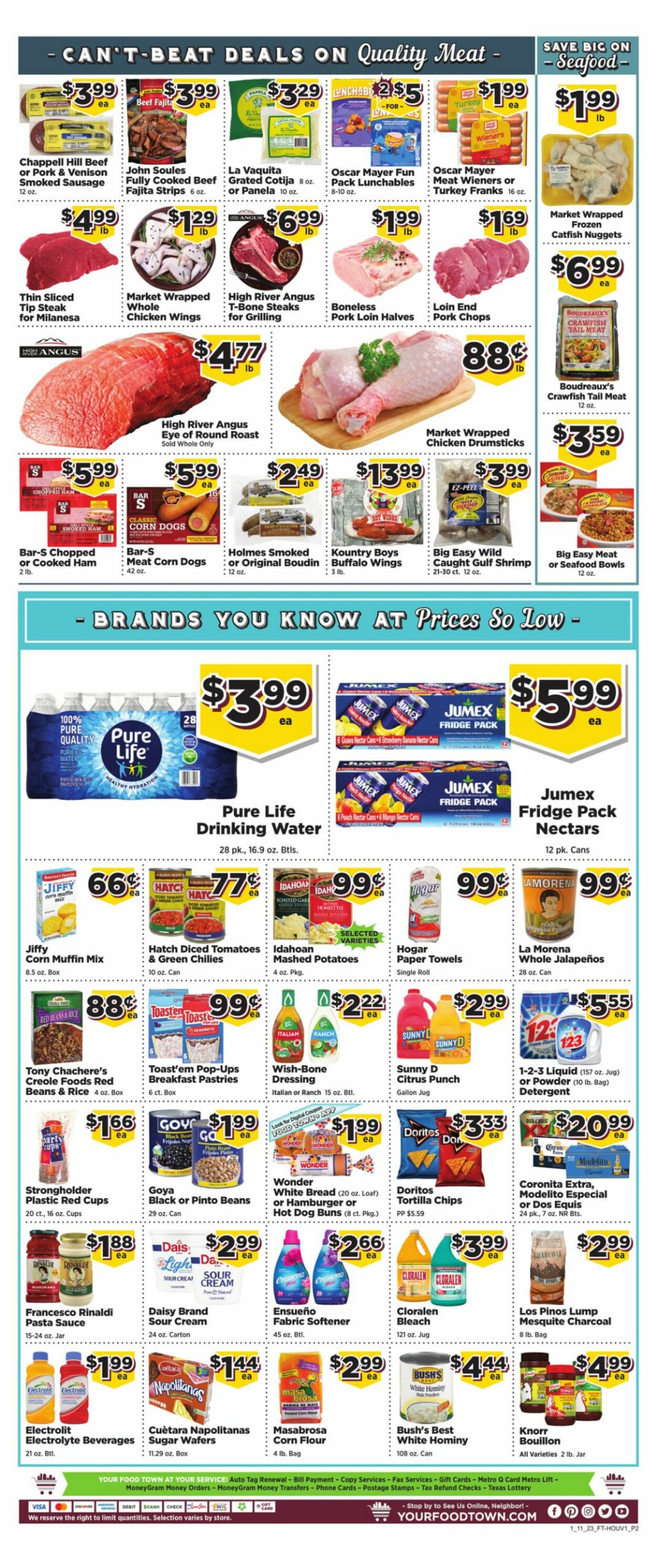 Food Town Weekly Ad Circular - valid 01/11-01/17/2023 (Page 2)