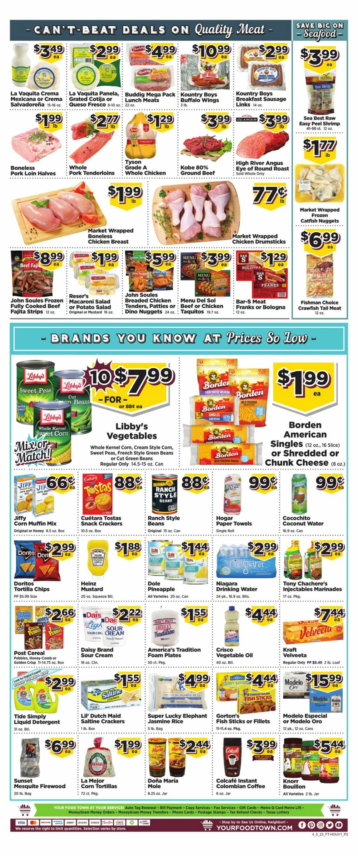 Food Town Weekly Ad Circular - valid 04/05-04/11/2023 (Page 2)