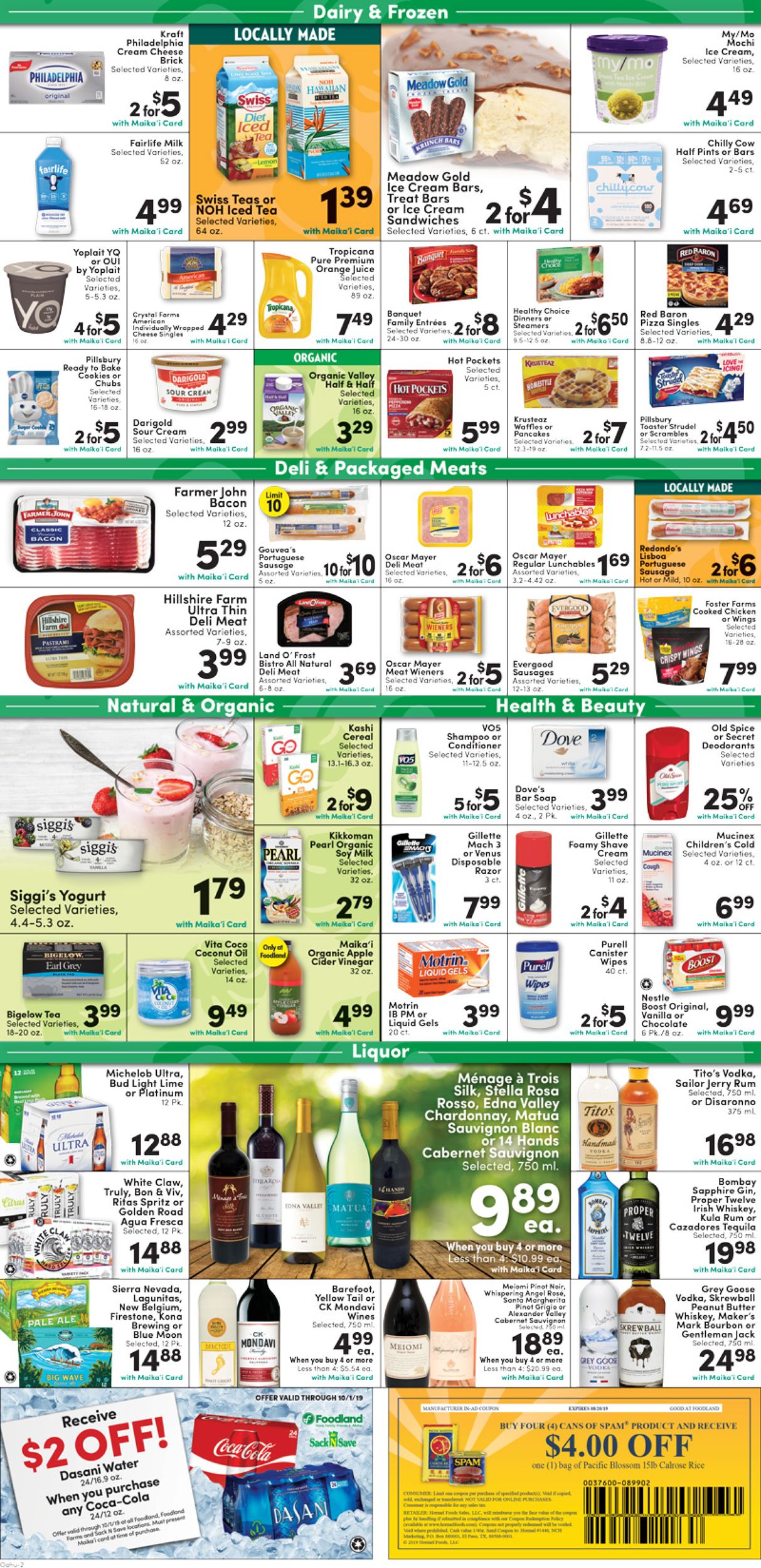 Foodland Weekly Ad Circular - valid 08/14-08/20/2019 (Page 2)