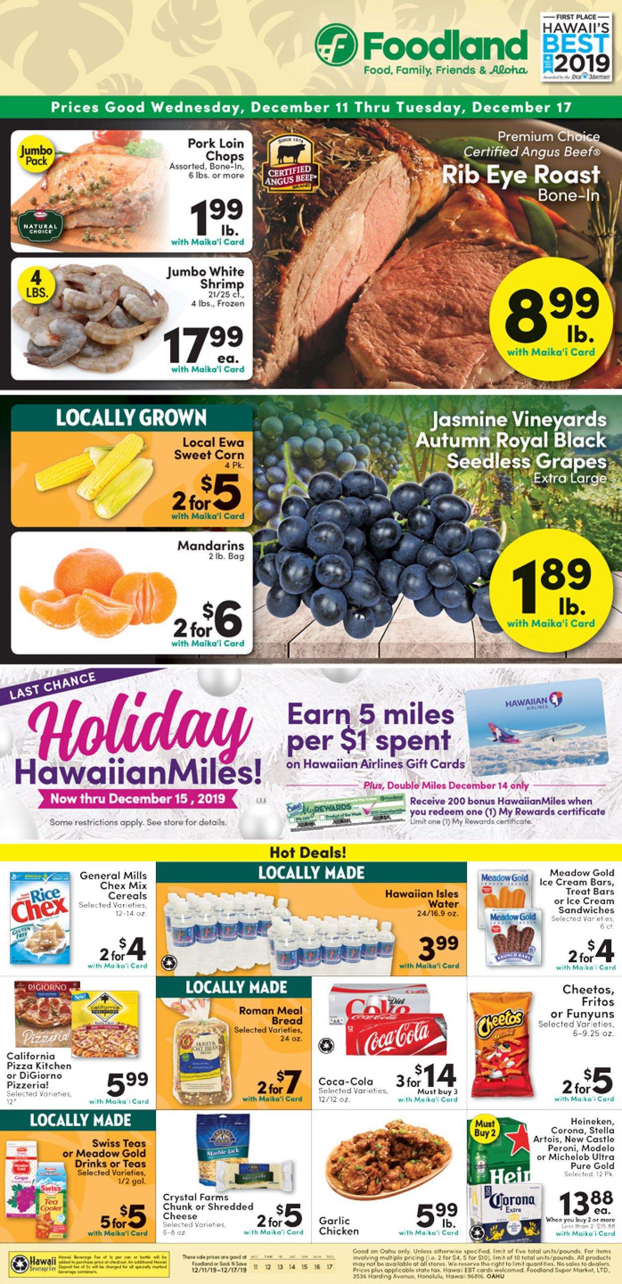 Foodland - Holiday Ad 2019 Weekly Ad Circular - valid 12/11-12/17/2019 (Page 3)