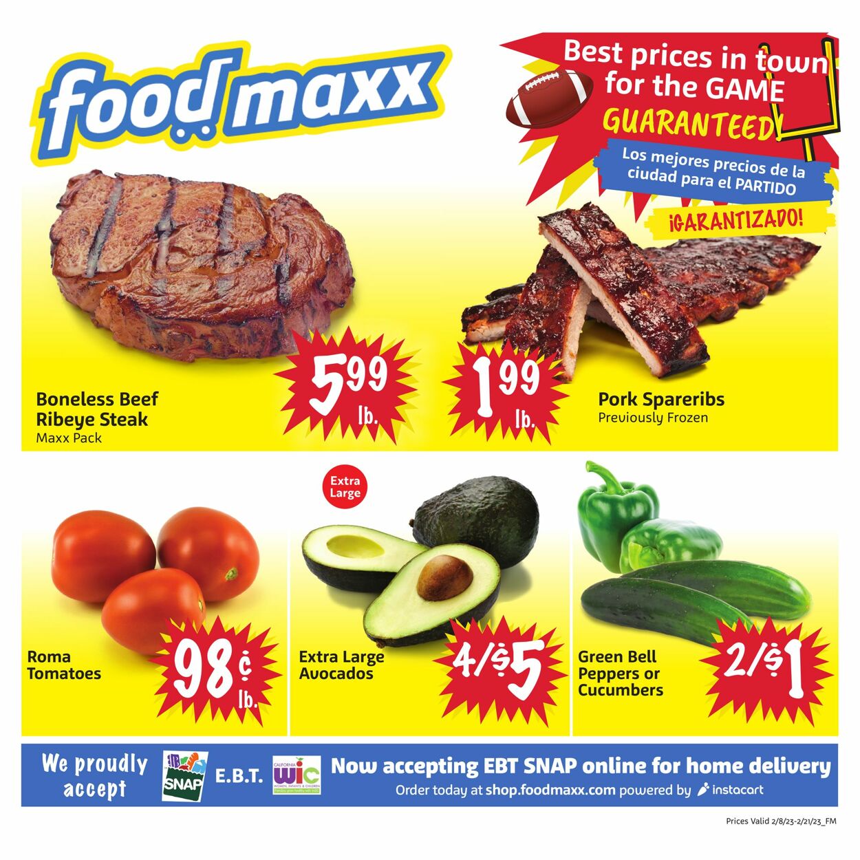 FoodMaxx Weekly Ad Circular - valid 02/08-02/21/2023