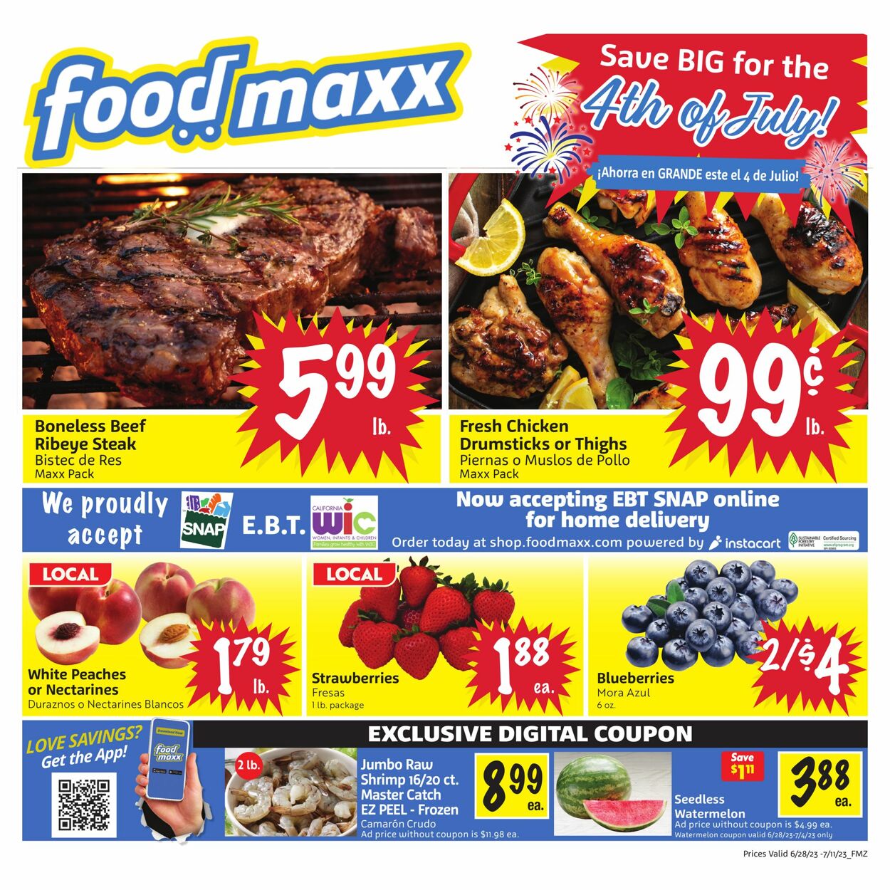 FoodMaxx Weekly Ad Circular - valid 06/28-07/11/2023