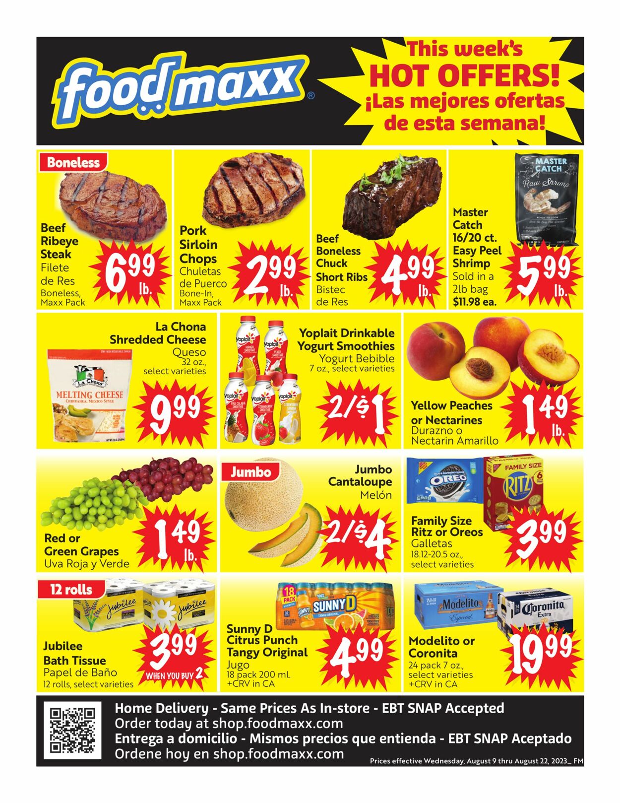 FoodMaxx Weekly Ad Circular - valid 08/09-08/22/2023