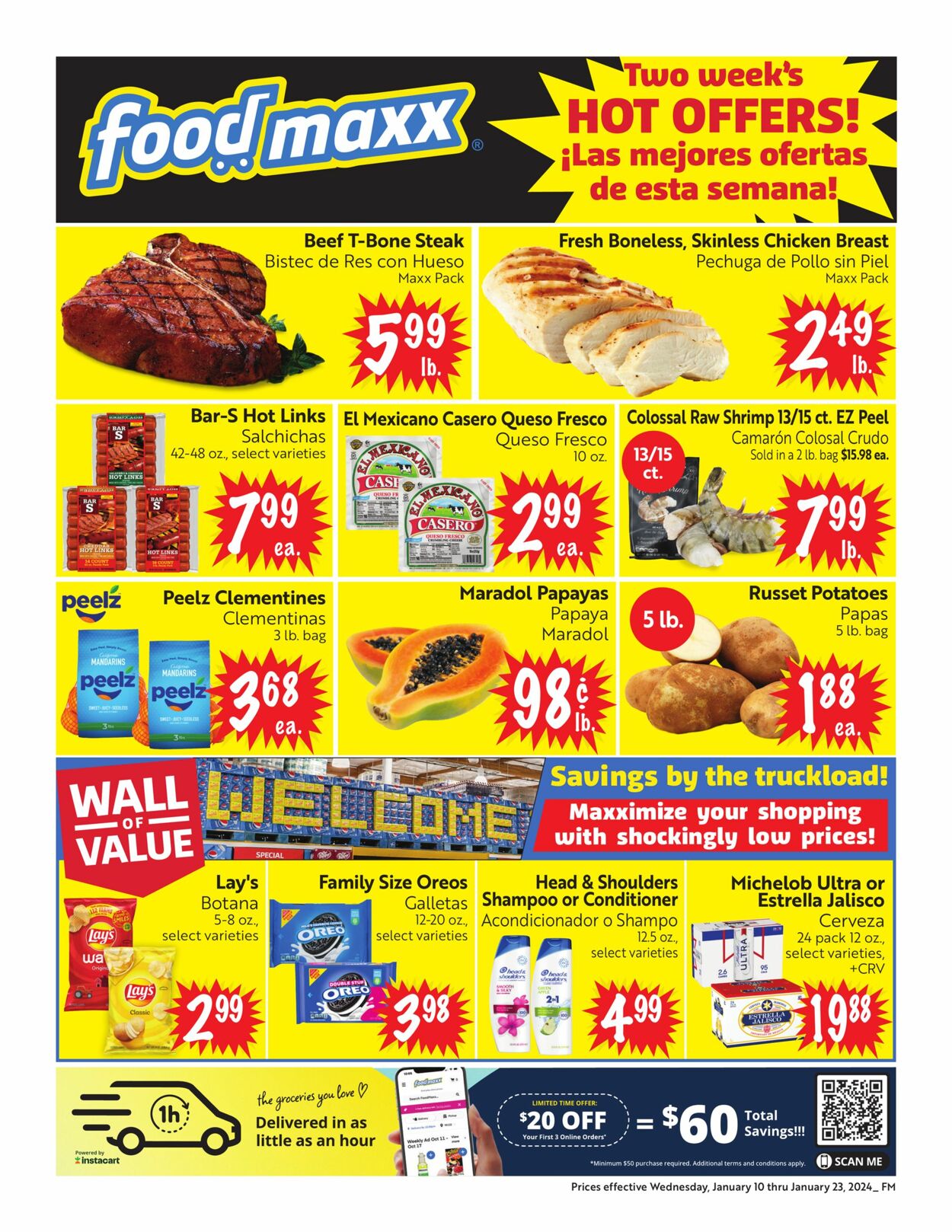 FoodMaxx Weekly Ad Circular - valid 01/10-01/23/2024