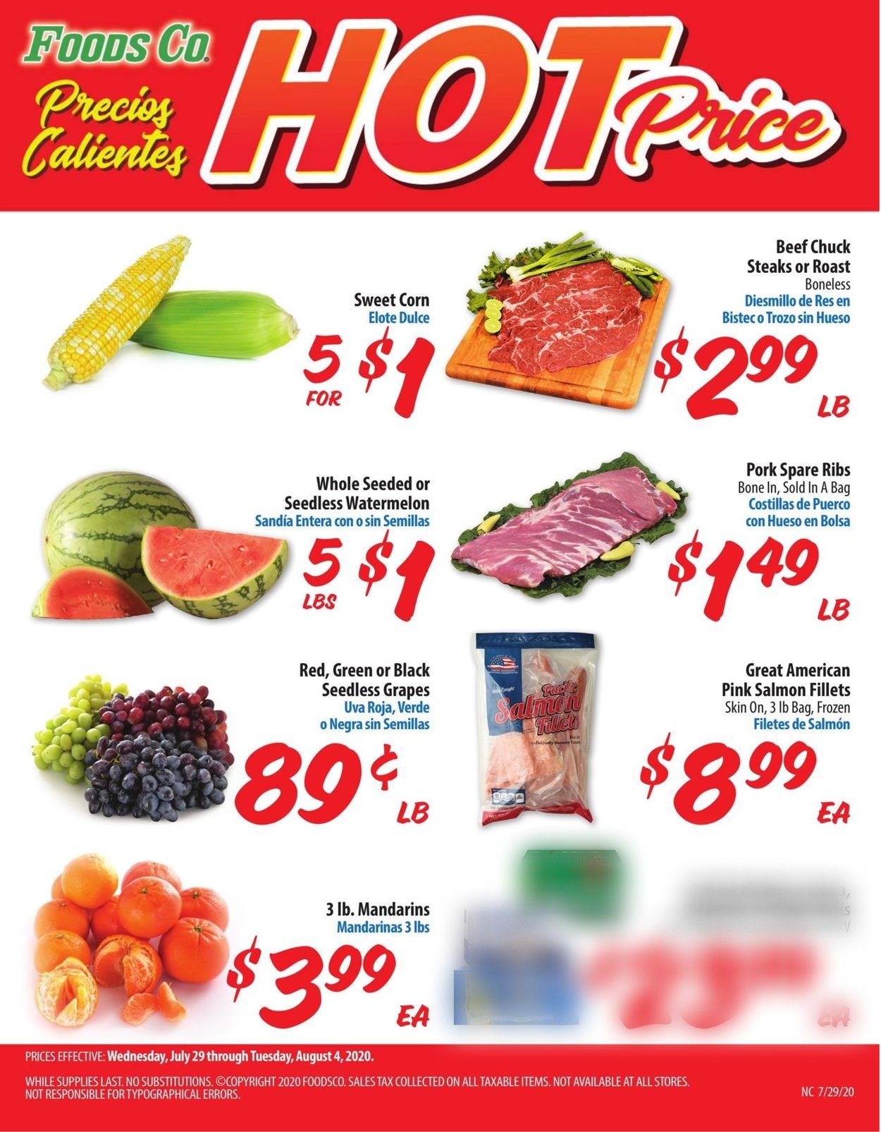 Foods Co. Weekly Ad Circular - valid 07/29-08/04/2020