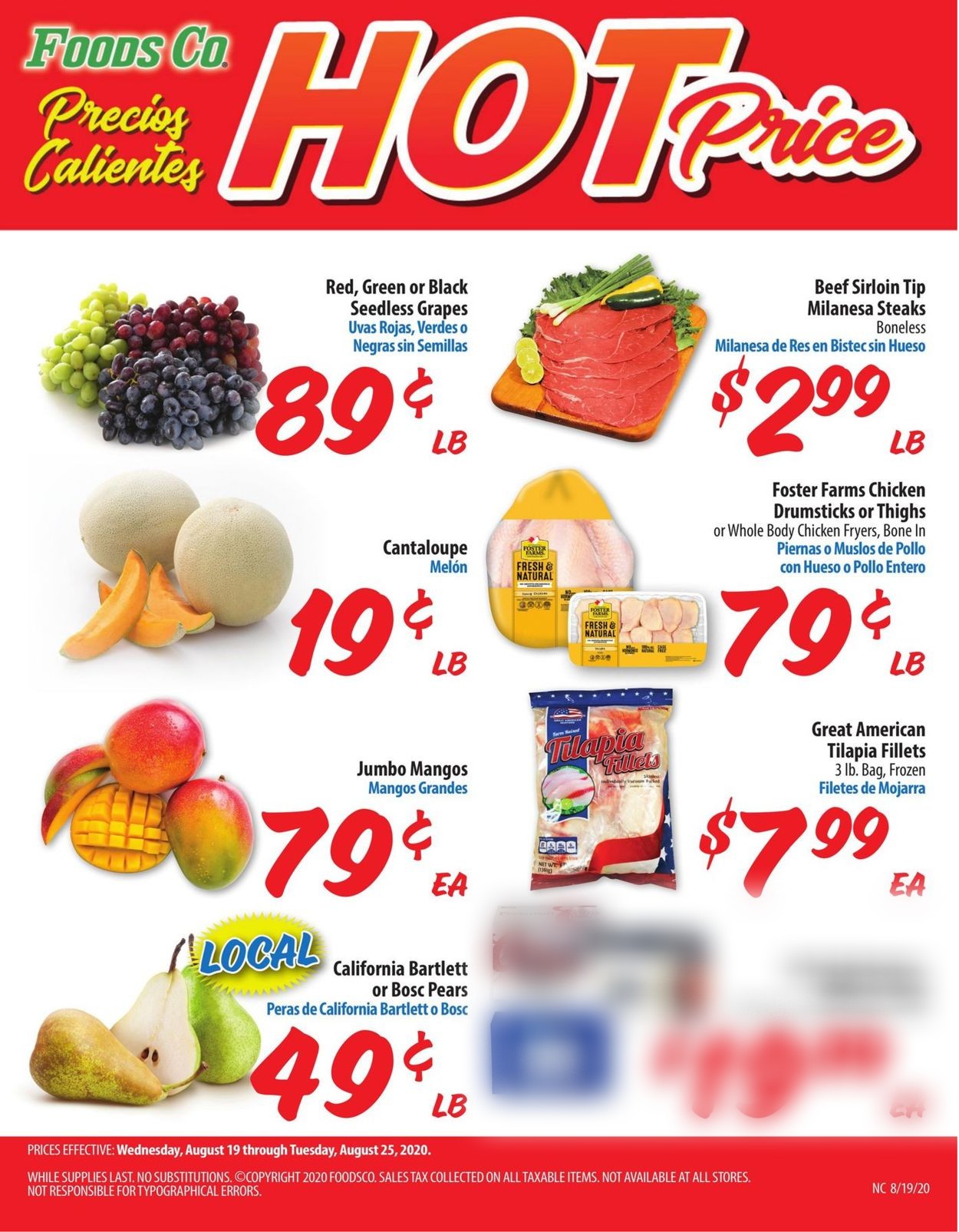 Foods Co. Weekly Ad Circular - valid 08/19-08/25/2020