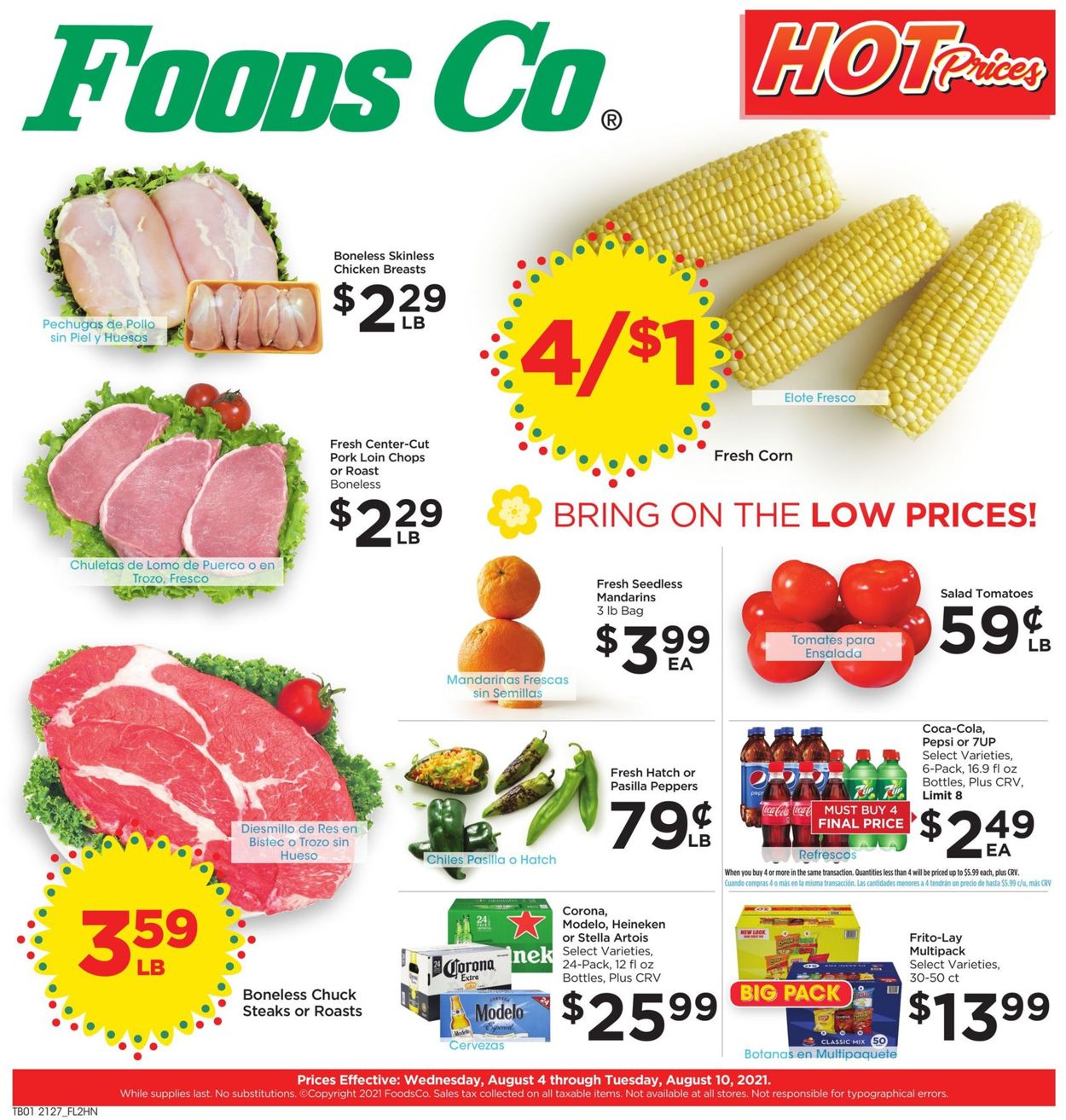 Foods Co. Weekly Ad Circular - valid 08/04-08/10/2021