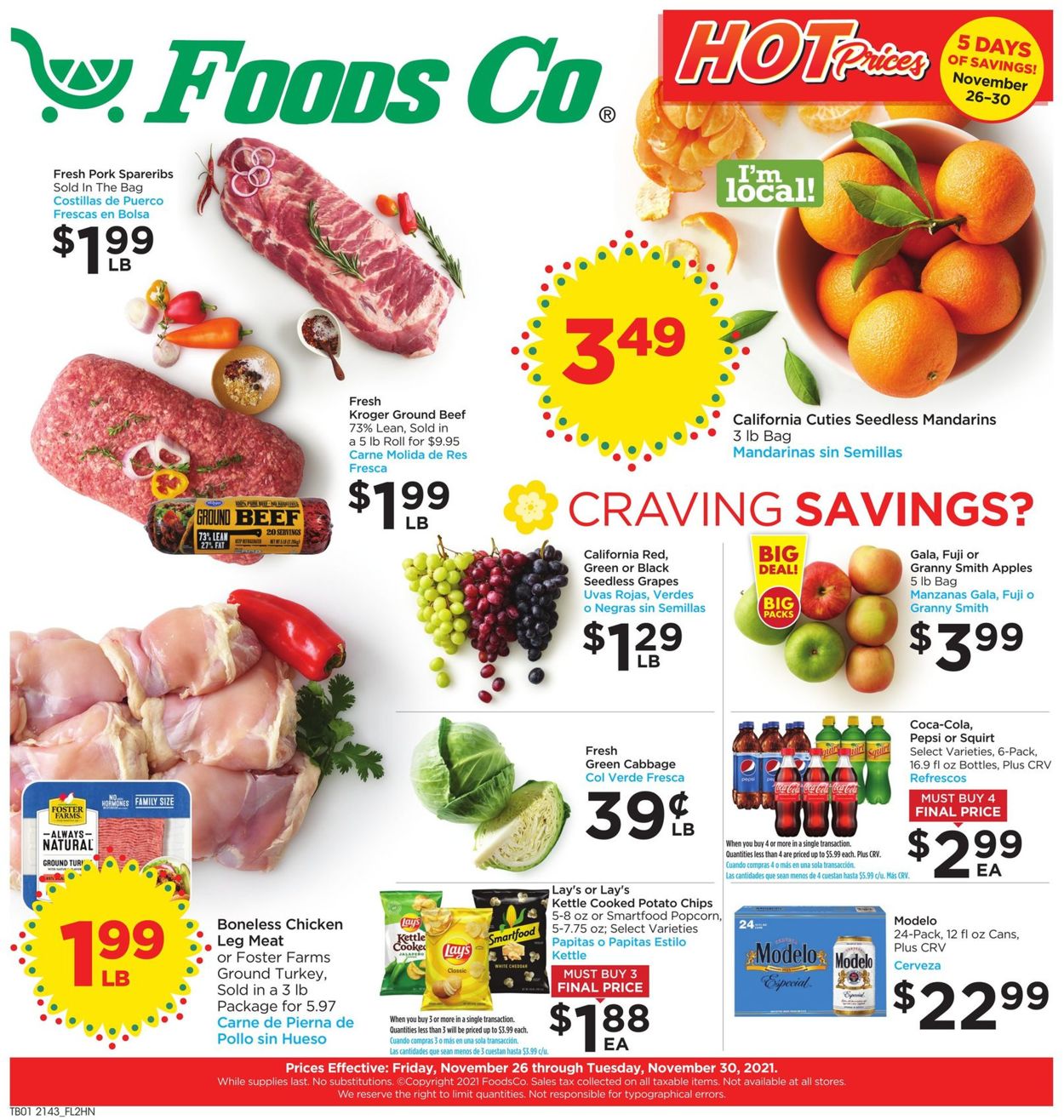 Foods Co. Weekly Ad Circular - valid 11/26-11/30/2021