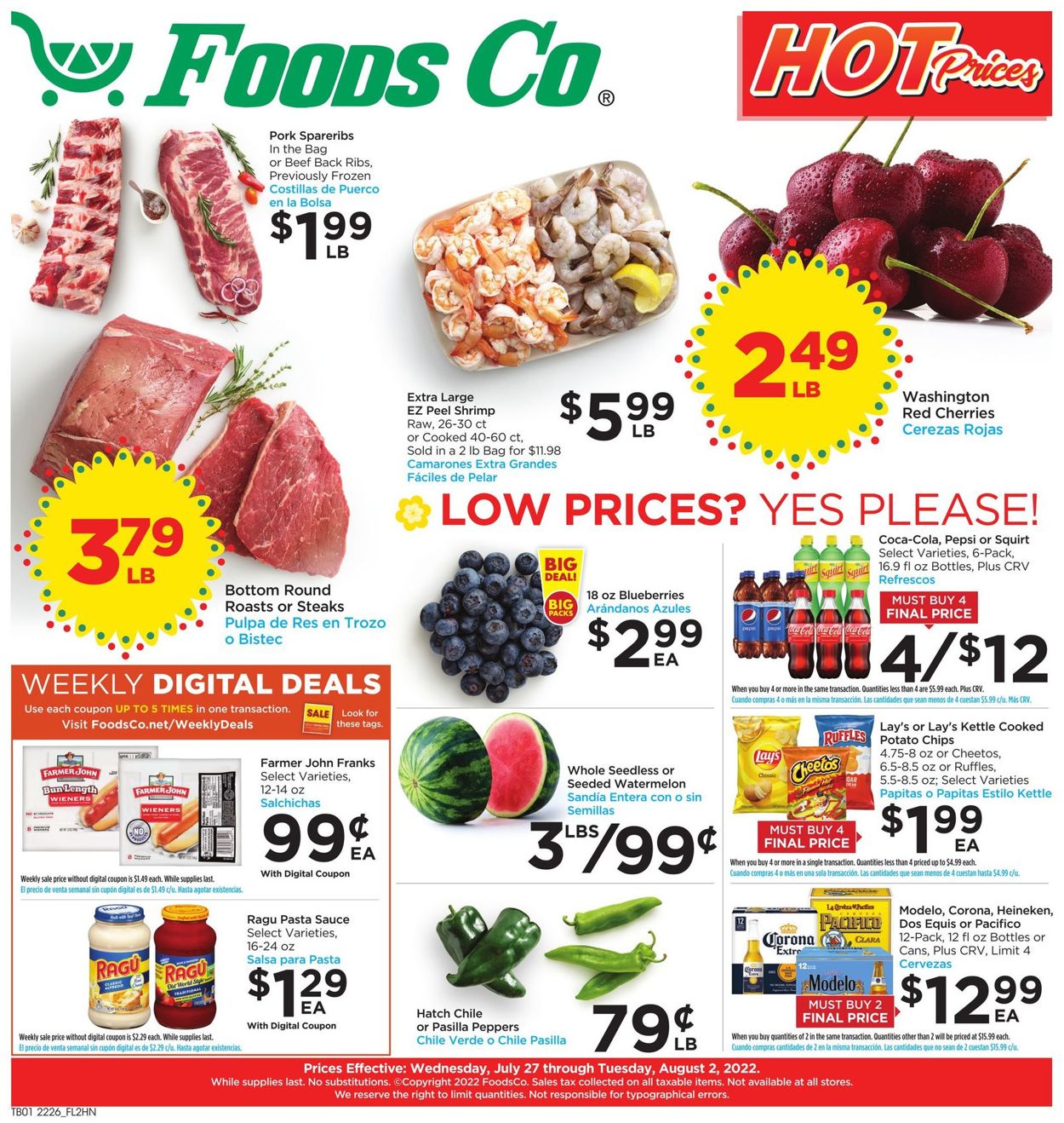 Foods Co. Weekly Ad Circular - valid 07/27-08/02/2022