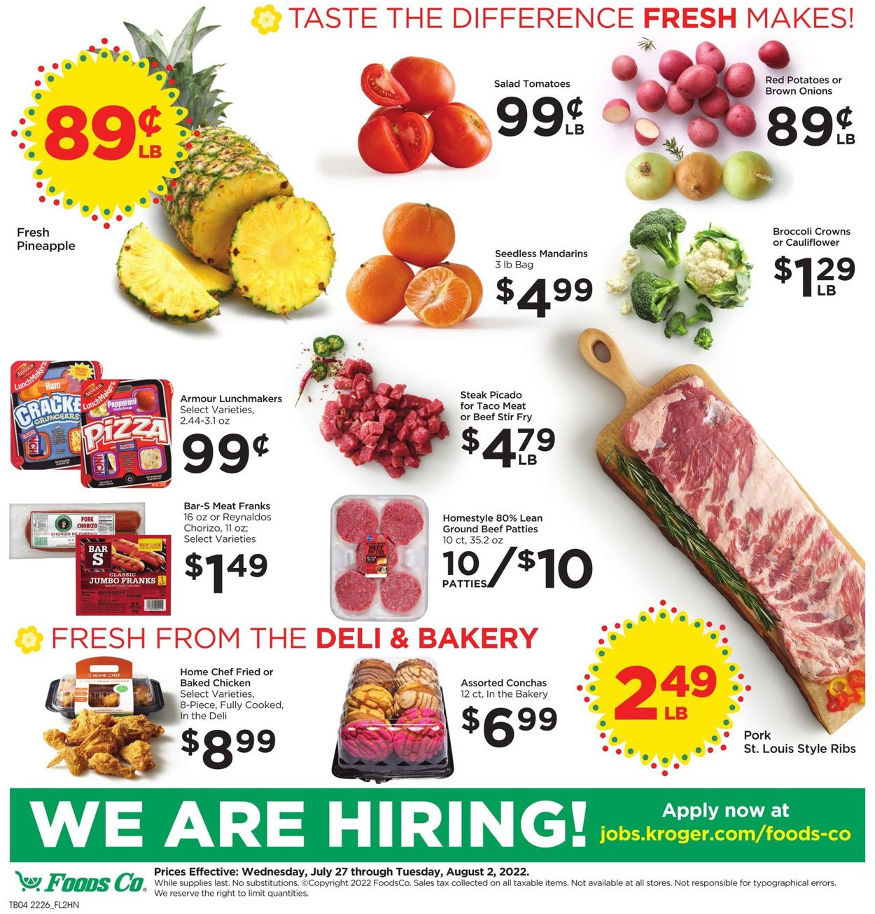 Foods Co. Weekly Ad Circular - valid 07/27-08/02/2022 (Page 6)