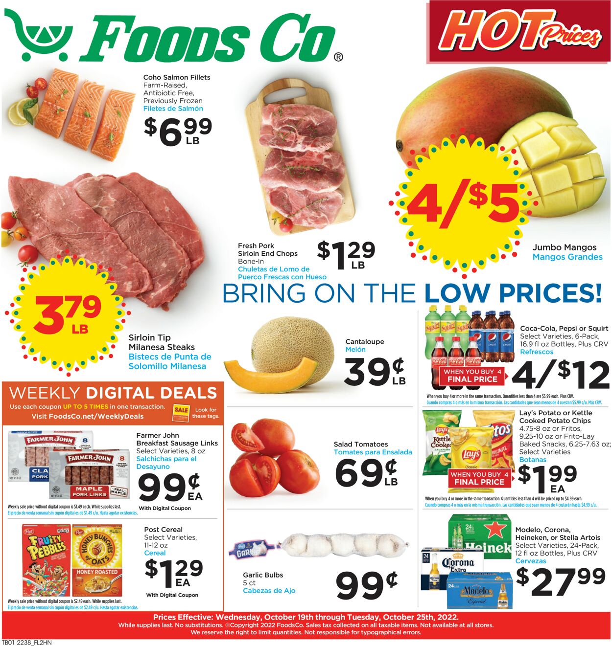 Foods Co. Weekly Ad Circular - valid 10/19-10/25/2022