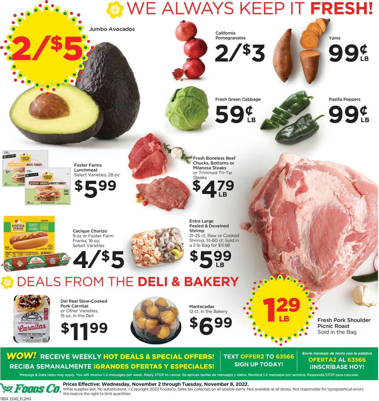 Foods Co. Weekly Ad Circular - valid 11/02-11/08/2022 (Page 6)