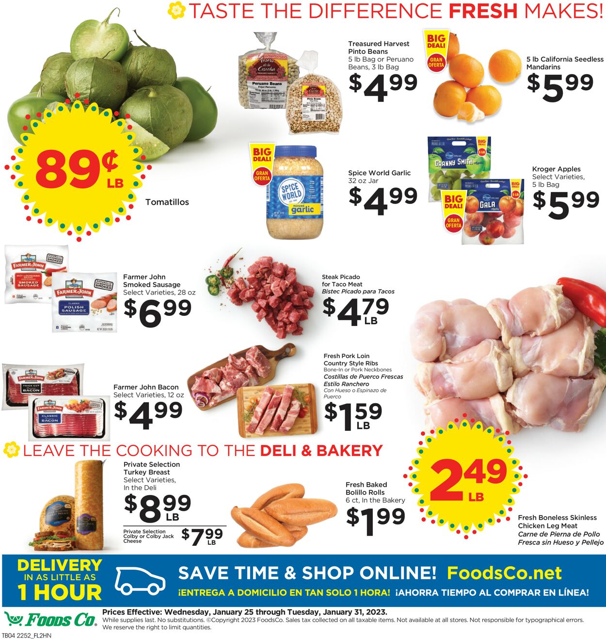 Foods Co. Weekly Ad Circular - valid 01/25-01/31/2023 (Page 6)