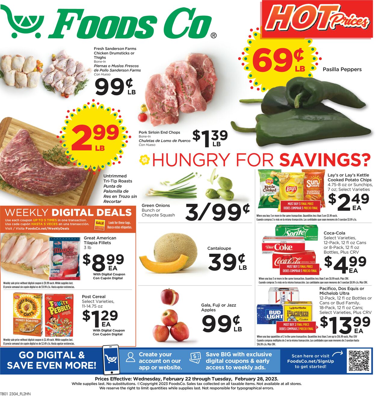Foods Co. Weekly Ad Circular - valid 02/22-02/28/2023