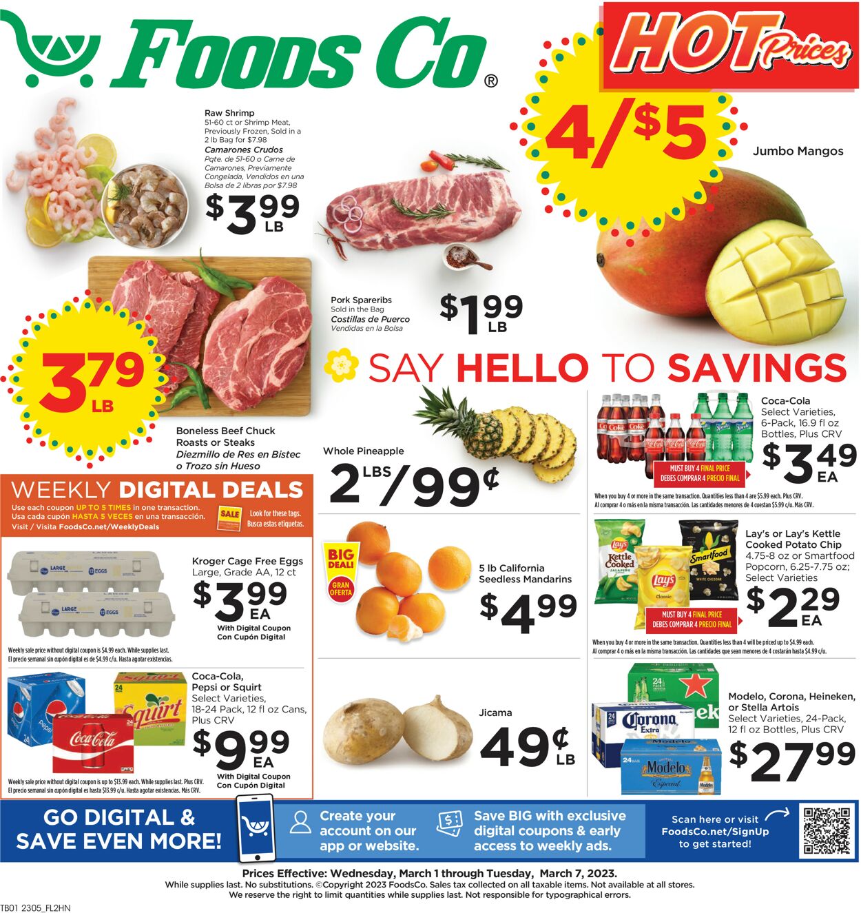 Foods Co. Weekly Ad Circular - valid 03/01-03/07/2023