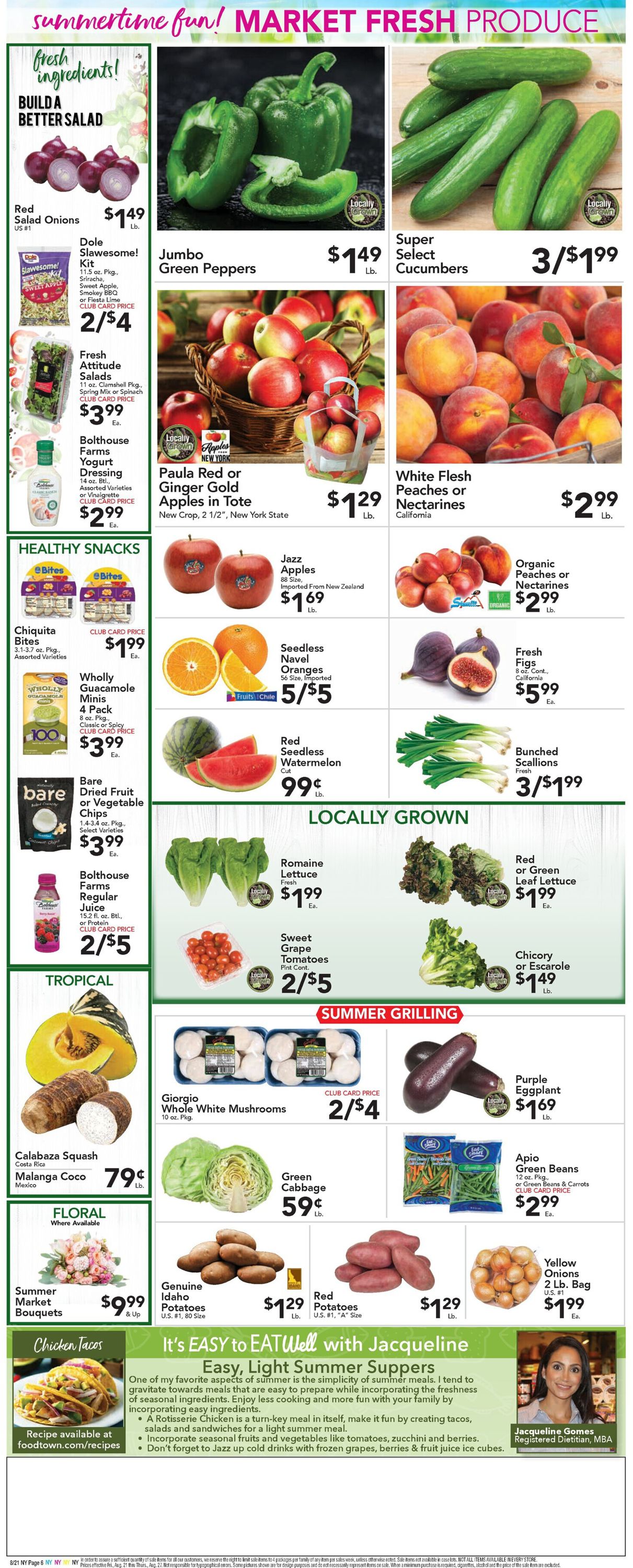 Foodtown Weekly Ad Circular - valid 08/21-08/27/2020 (Page 8)