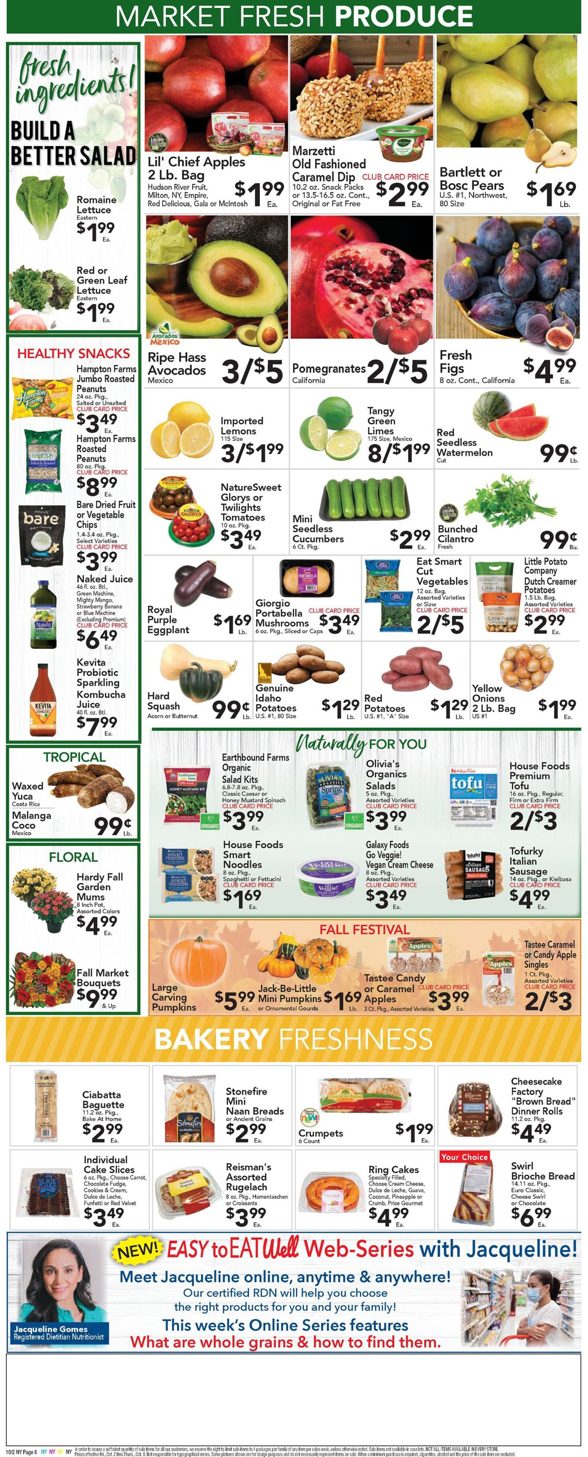 Foodtown Weekly Ad Circular - valid 10/02-10/08/2020 (Page 8)