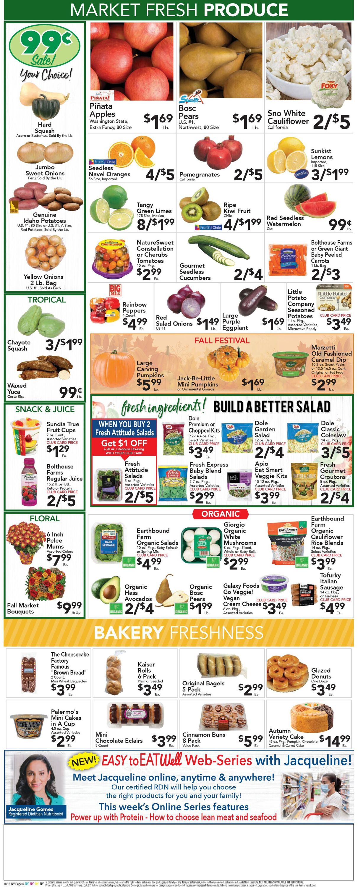 Foodtown Weekly Ad Circular - valid 10/16-10/22/2020 (Page 8)