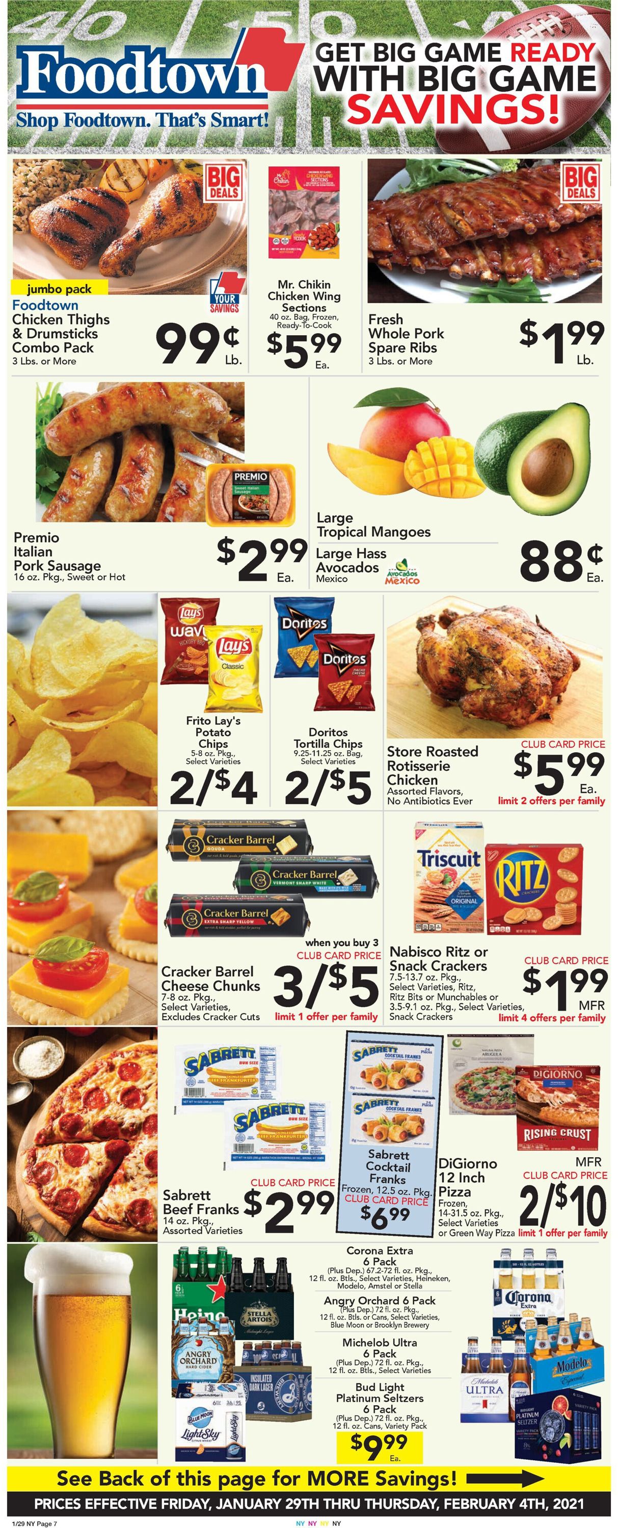 Foodtown Weekly Ad Circular - valid 01/29-02/04/2021