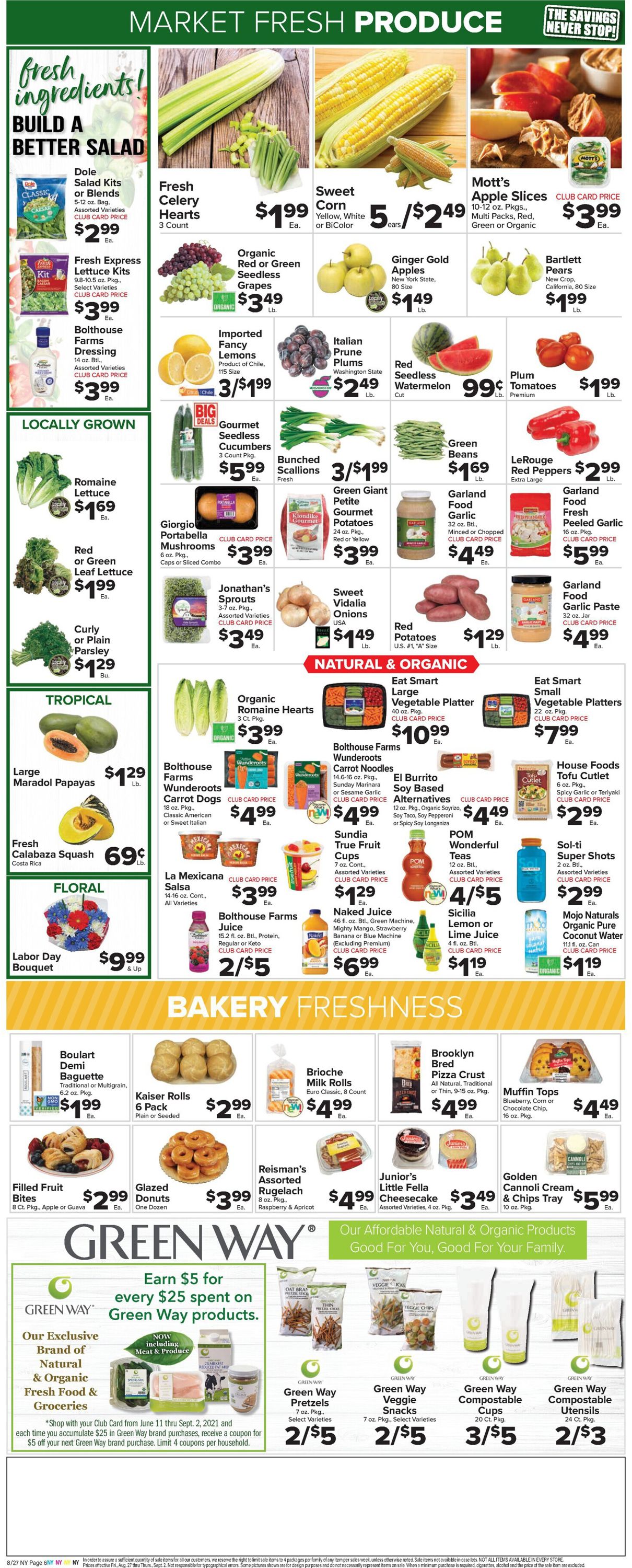Foodtown Weekly Ad Circular - valid 08/27-09/02/2021 (Page 8)