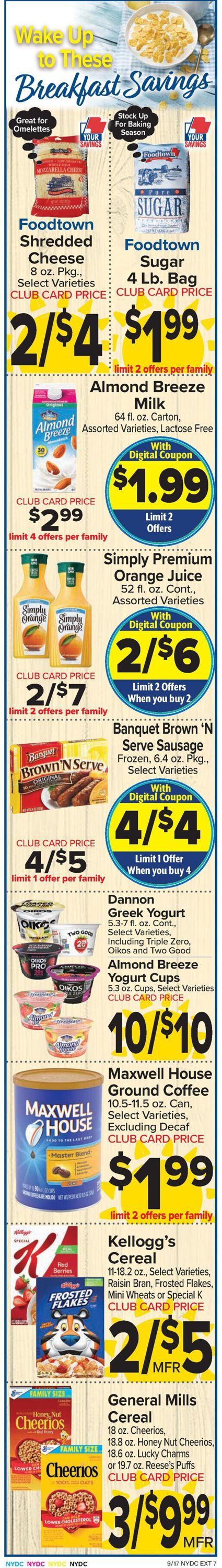 Foodtown Weekly Ad Circular - valid 09/17-09/23/2021 (Page 2)