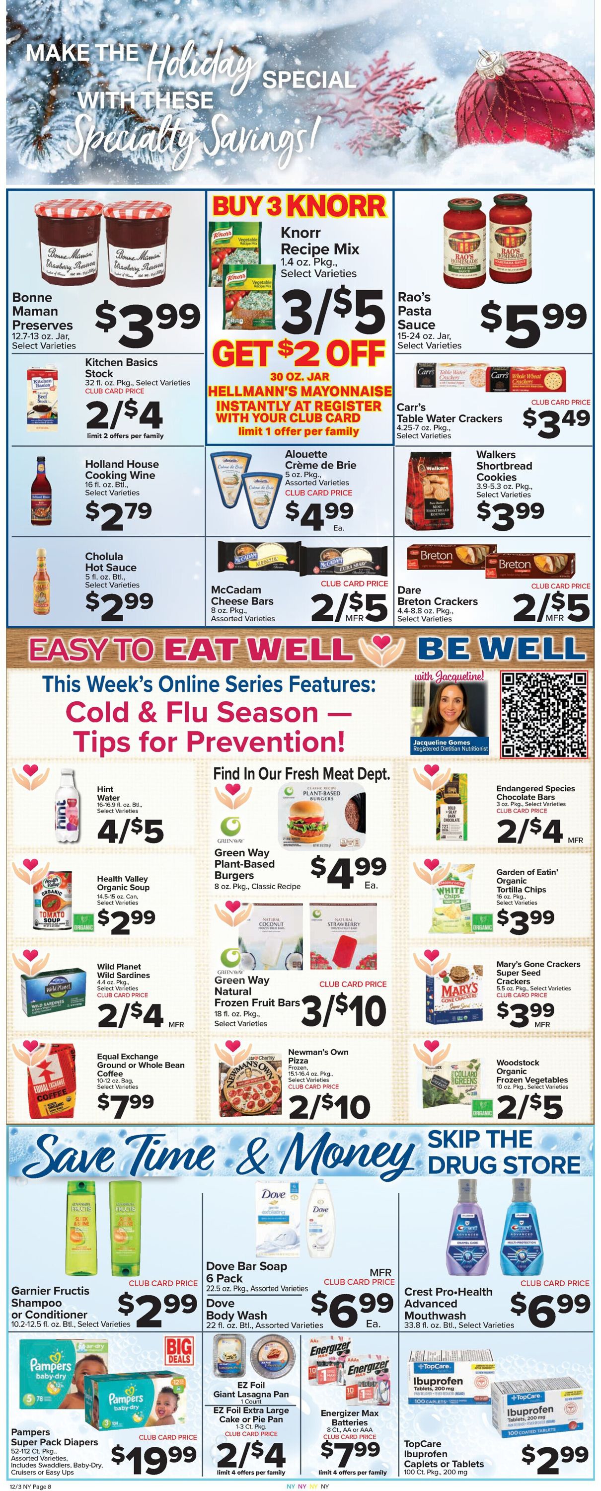 Foodtown HOLIDAY 2021 Weekly Ad Circular - valid 12/03-12/09/2021 (Page 2)