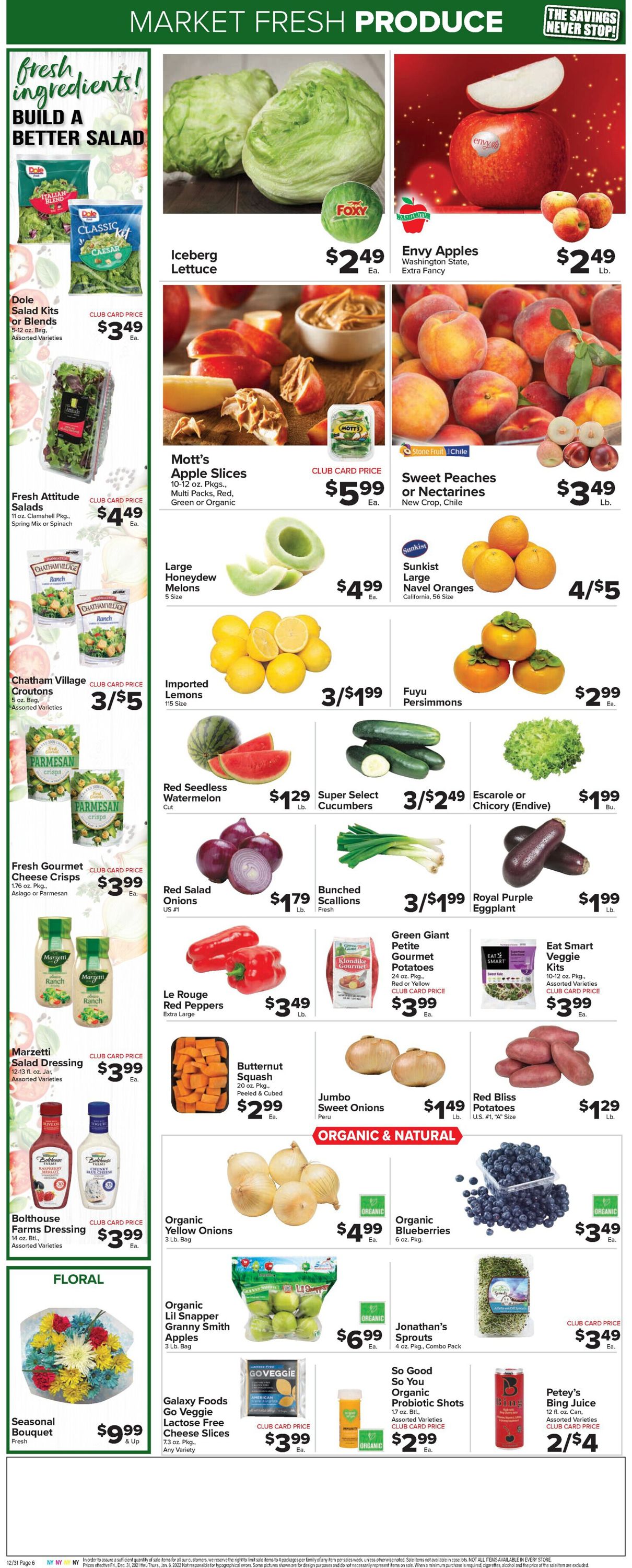Foodtown Weekly Ad Circular - valid 12/31-01/06/2022 (Page 8)