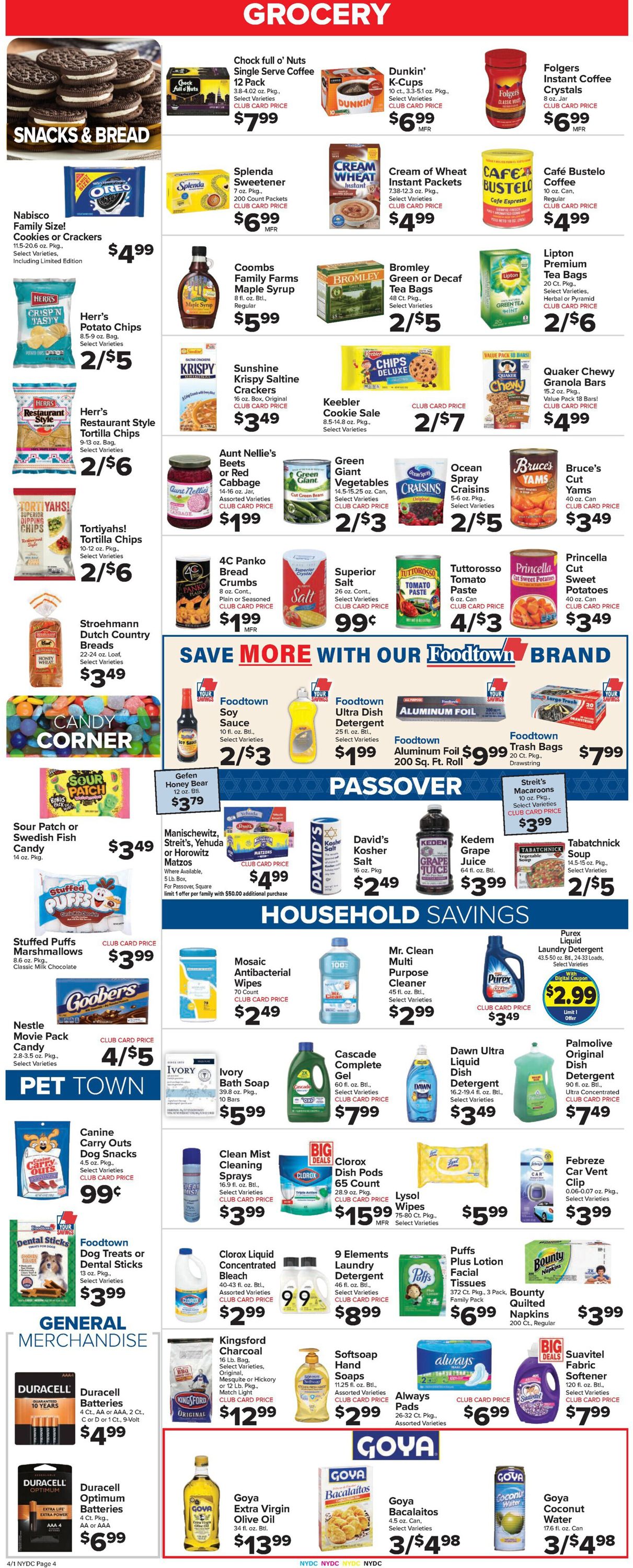 Foodtown Weekly Ad Circular - valid 04/01-04/07/2022 (Page 6)