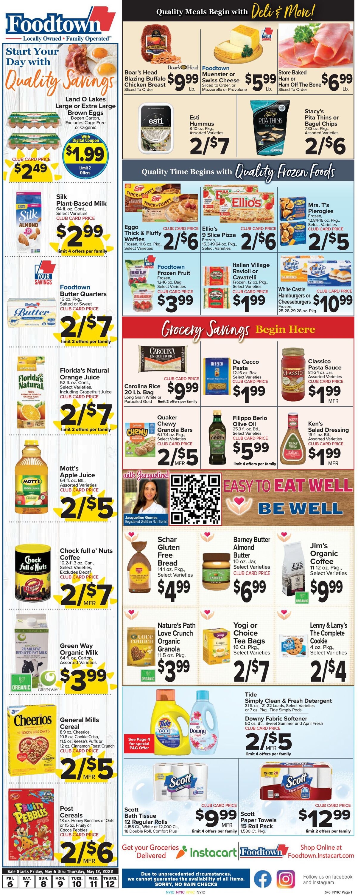 Foodtown Weekly Ad Circular - valid 05/06-05/12/2022 (Page 3)