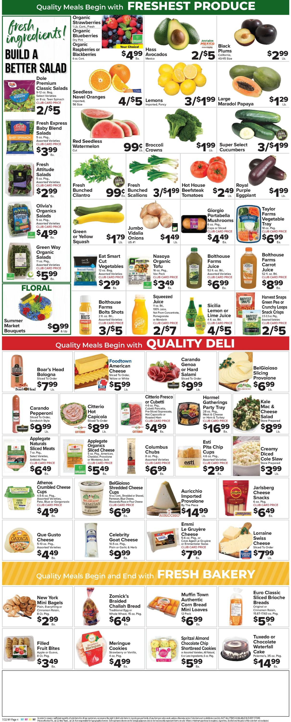 Foodtown Weekly Ad Circular - valid 07/22-07/28/2022 (Page 6)