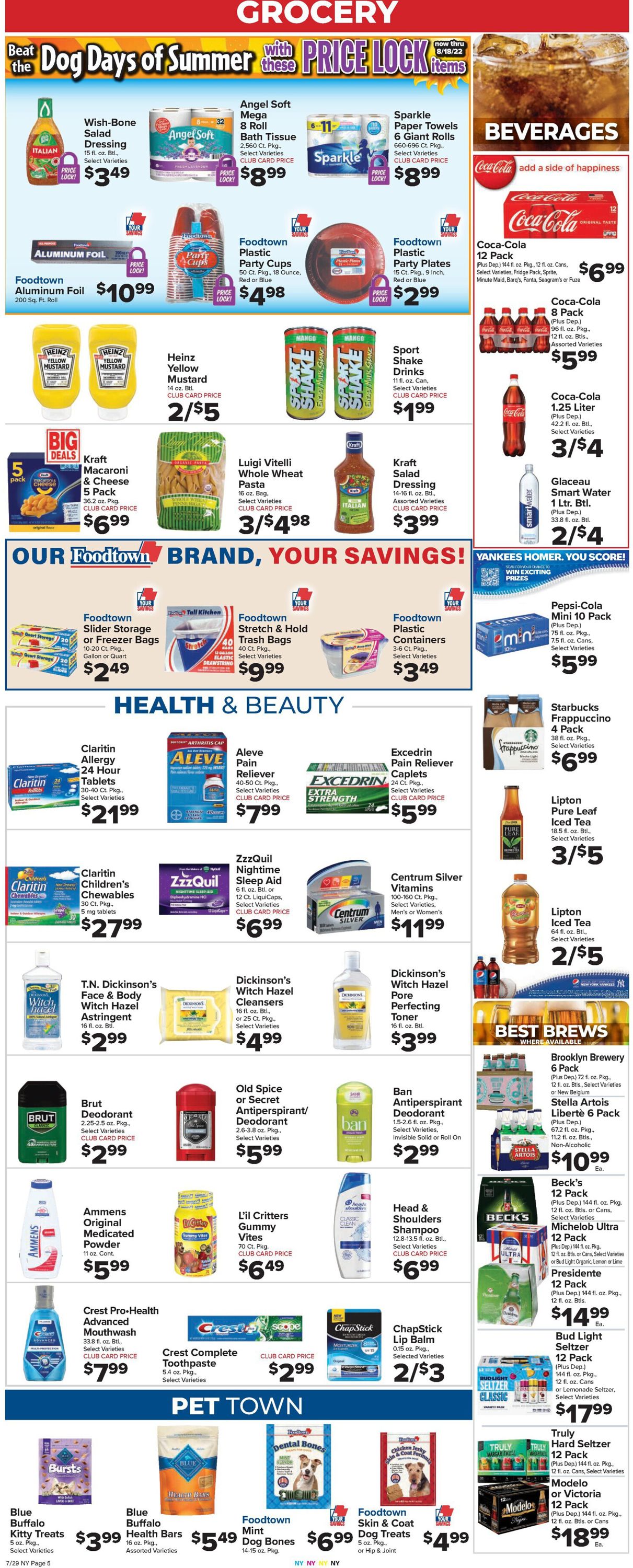 Foodtown Weekly Ad Circular - valid 07/29-08/04/2022 (Page 7)