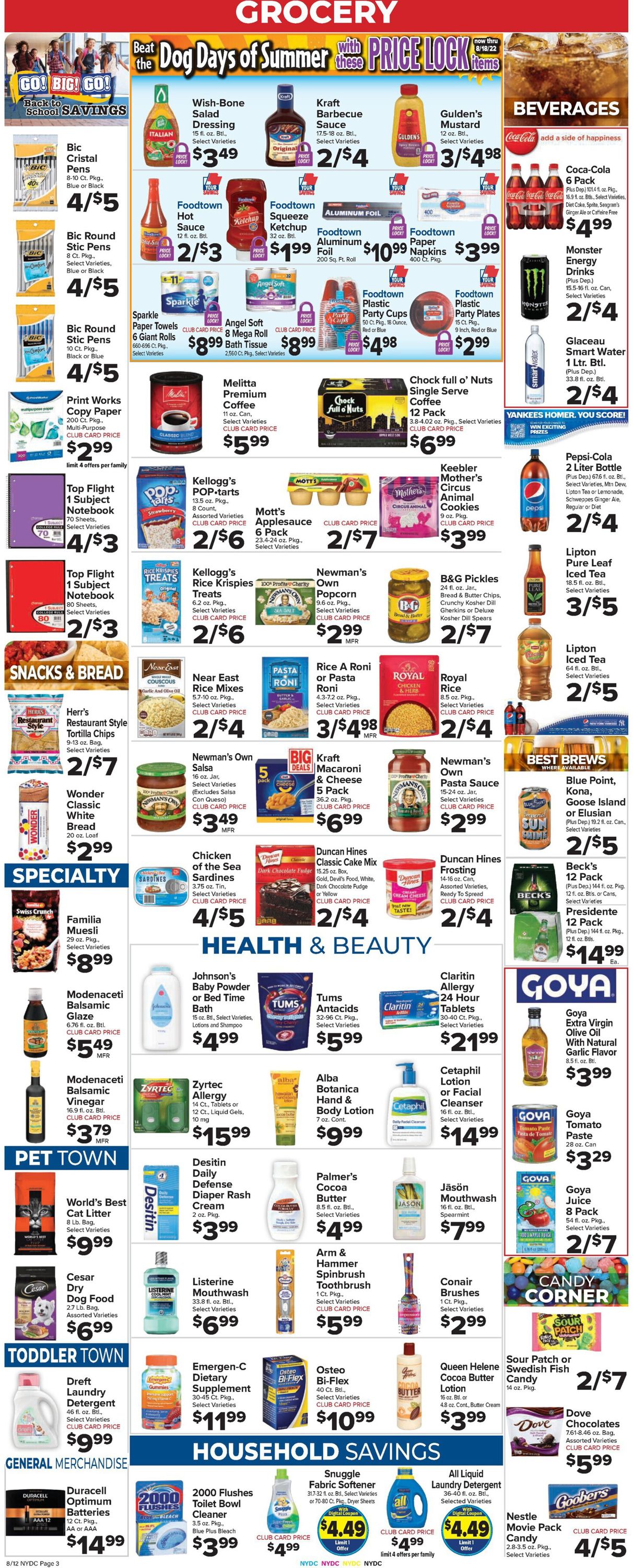 Foodtown Weekly Ad Circular - valid 08/12-08/18/2022 (Page 3)