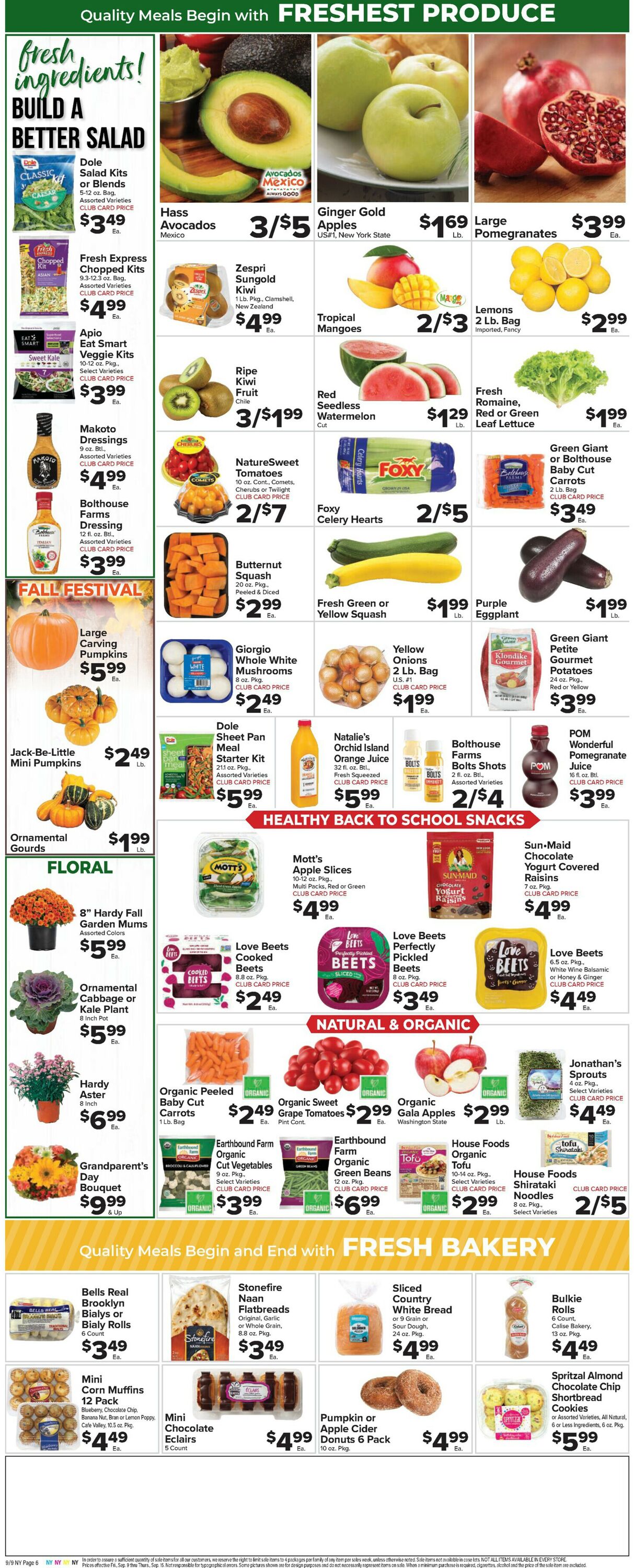Foodtown Weekly Ad Circular - valid 09/09-09/15/2022 (Page 8)