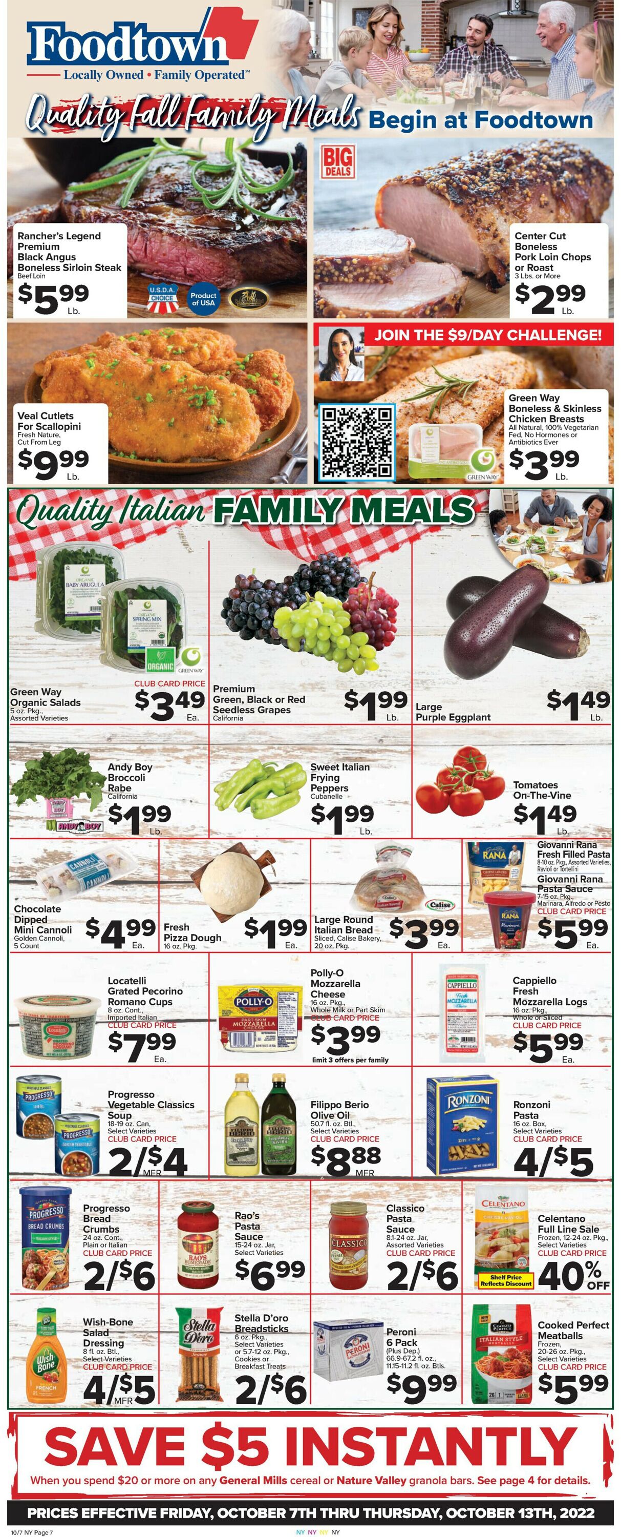 Foodtown Weekly Ad Circular - valid 10/07-10/13/2022