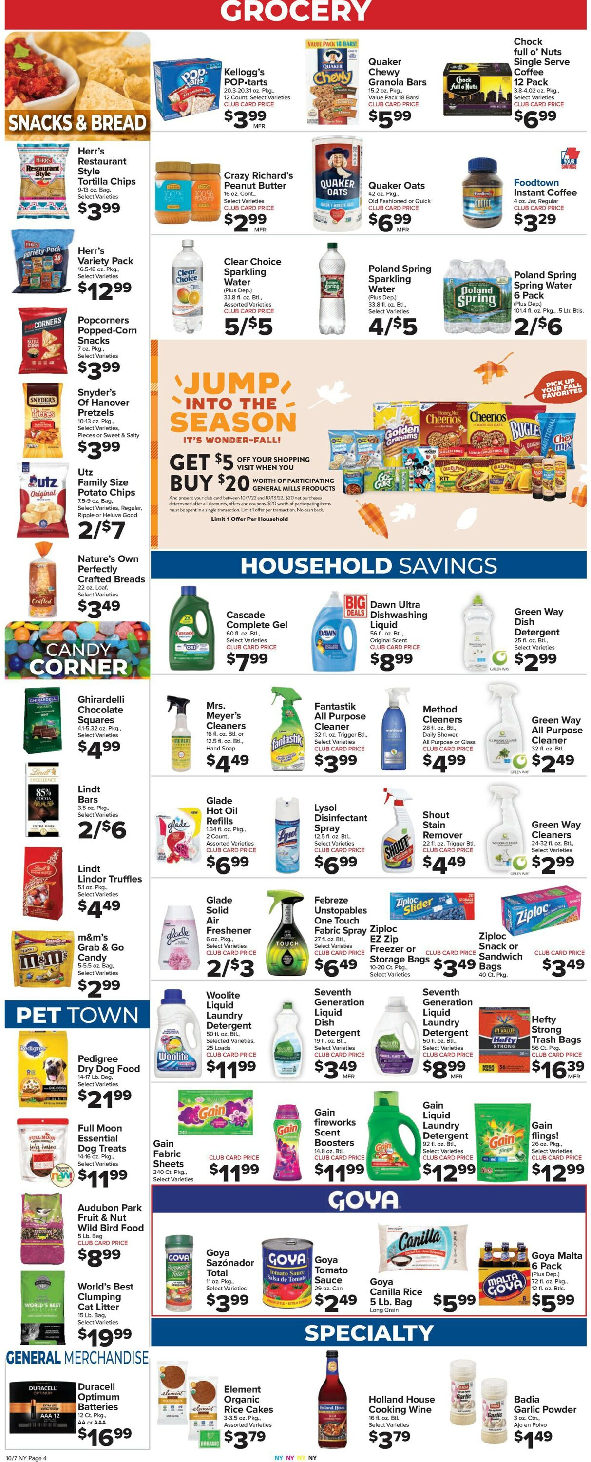 Foodtown Weekly Ad Circular - valid 10/07-10/13/2022 (Page 6)
