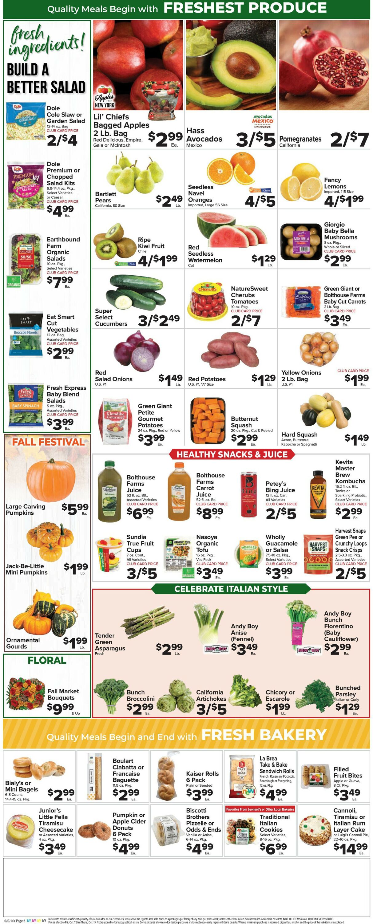 Foodtown Weekly Ad Circular - valid 10/07-10/13/2022 (Page 8)