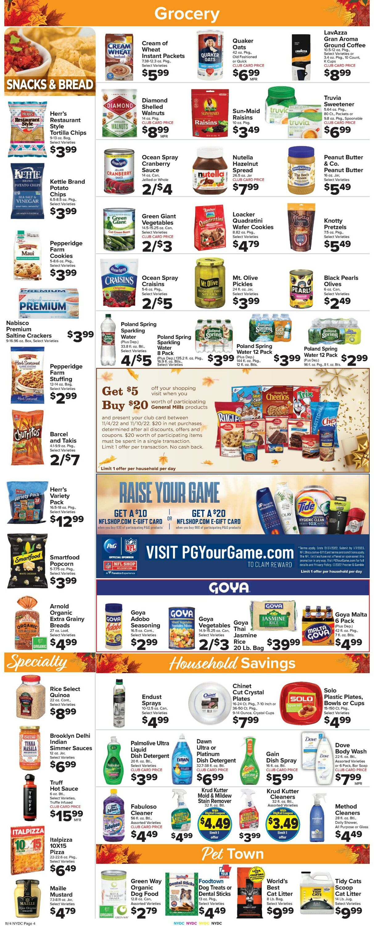 Foodtown Weekly Ad Circular - valid 11/04-11/10/2022 (Page 6)