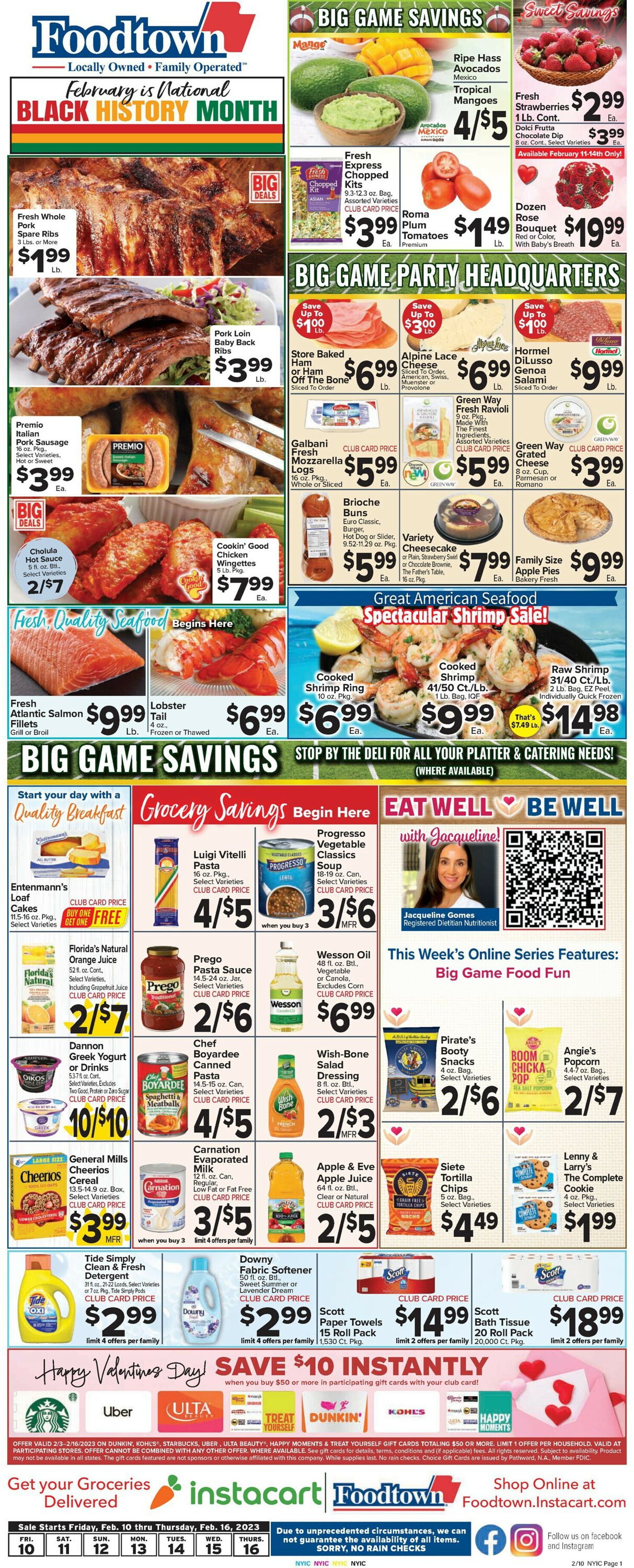 Foodtown Weekly Ad Circular - valid 02/10-02/16/2023