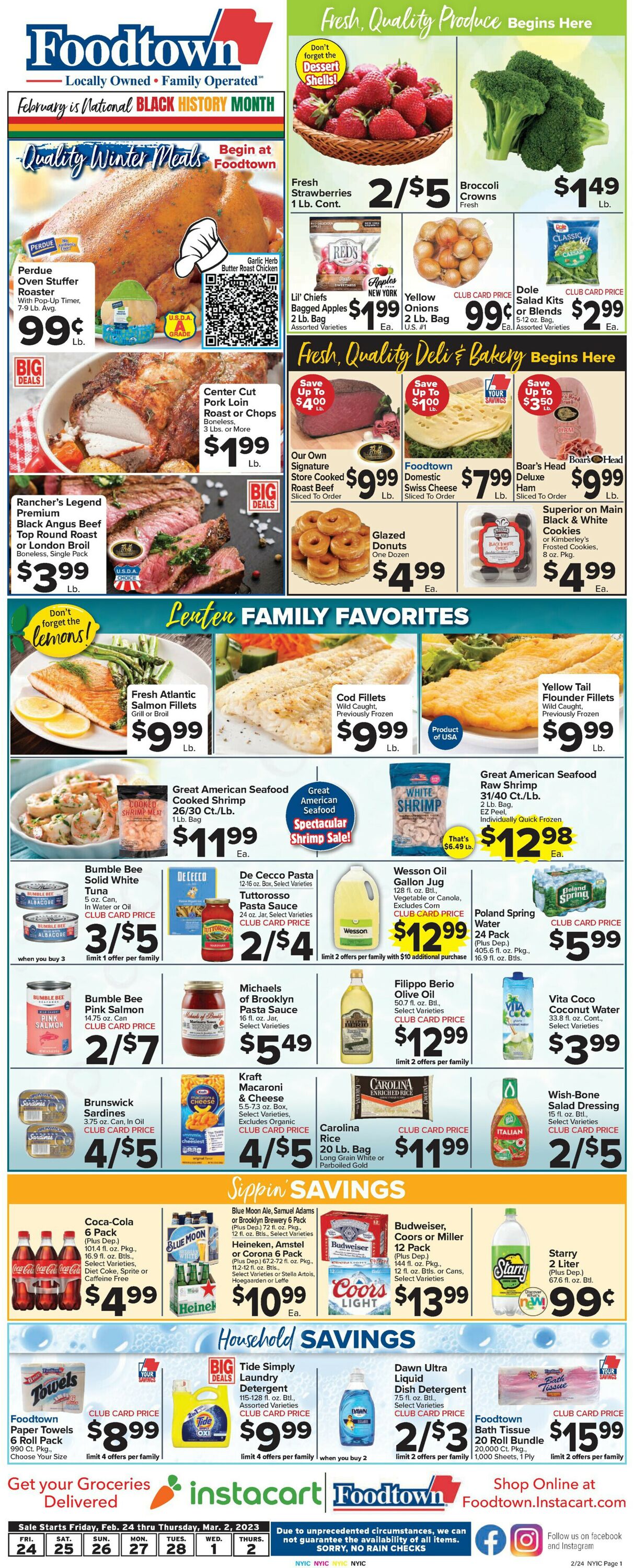 Foodtown Weekly Ad Circular - valid 02/24-03/02/2023