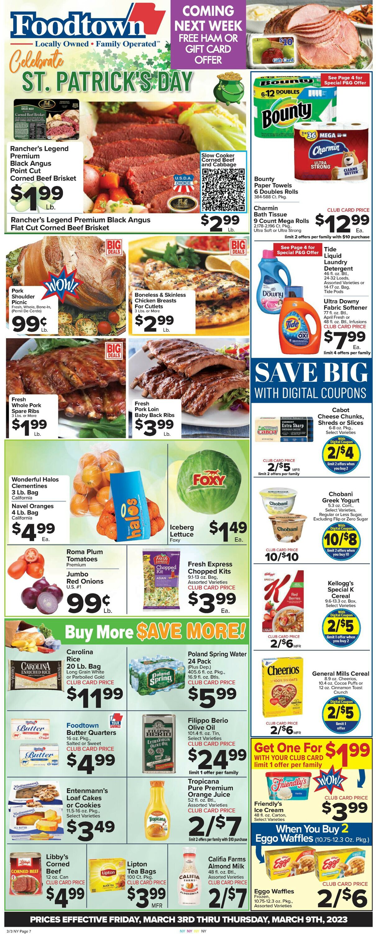 Foodtown Weekly Ad Circular - valid 03/03-03/09/2023