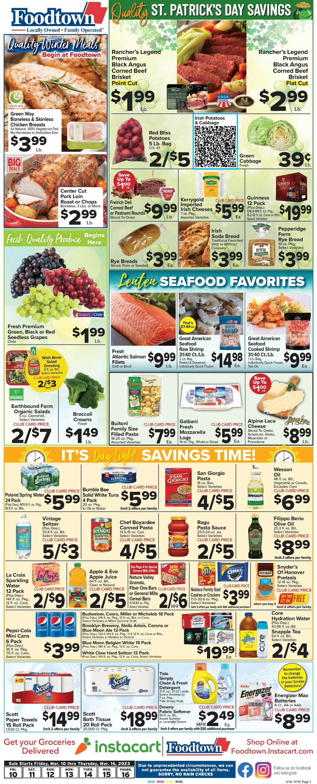 Foodtown Weekly Ad Circular - valid 03/10-03/16/2023