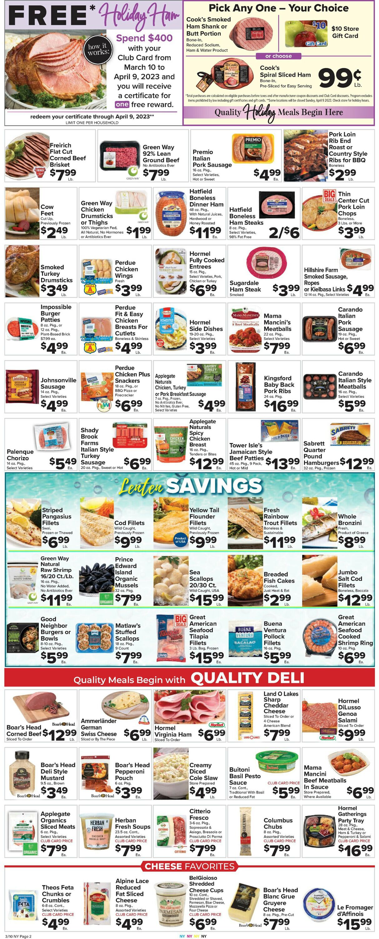 Foodtown Weekly Ad Circular - valid 03/10-03/16/2023 (Page 4)