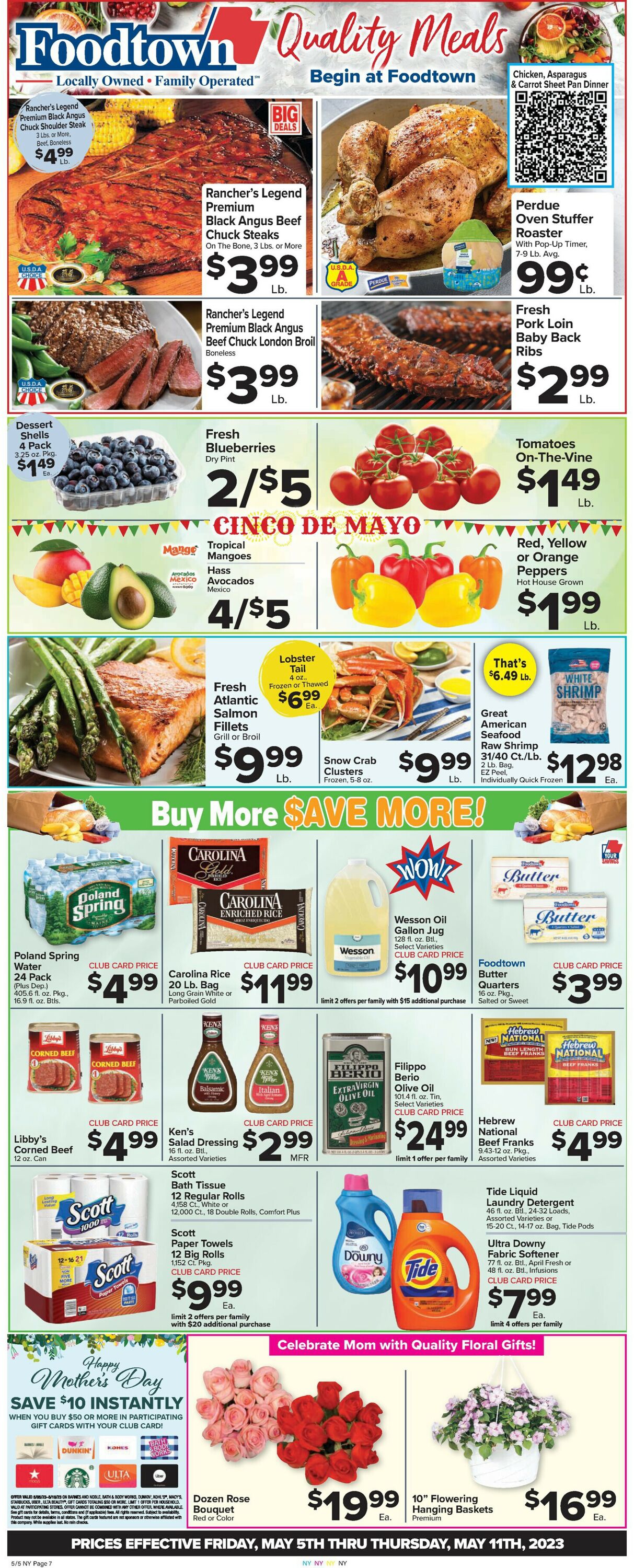 Foodtown Weekly Ad Circular - valid 05/05-05/11/2023