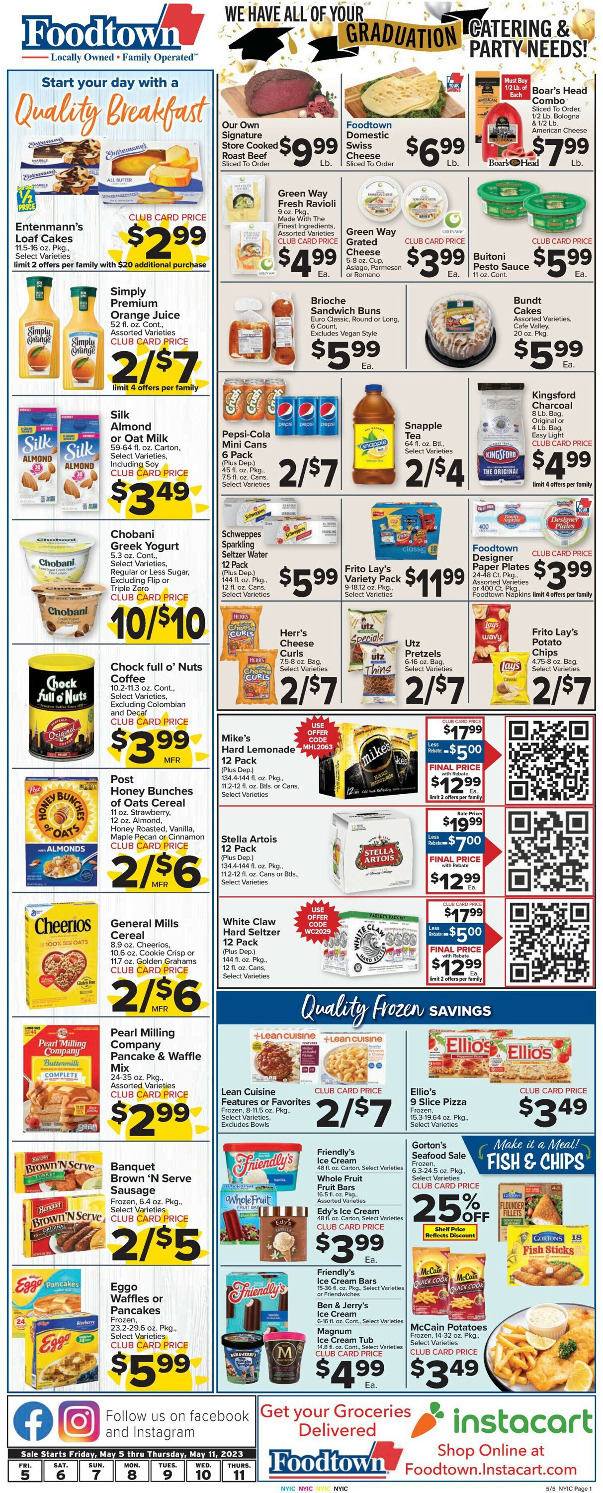 Foodtown Weekly Ad Circular - valid 05/05-05/11/2023 (Page 3)